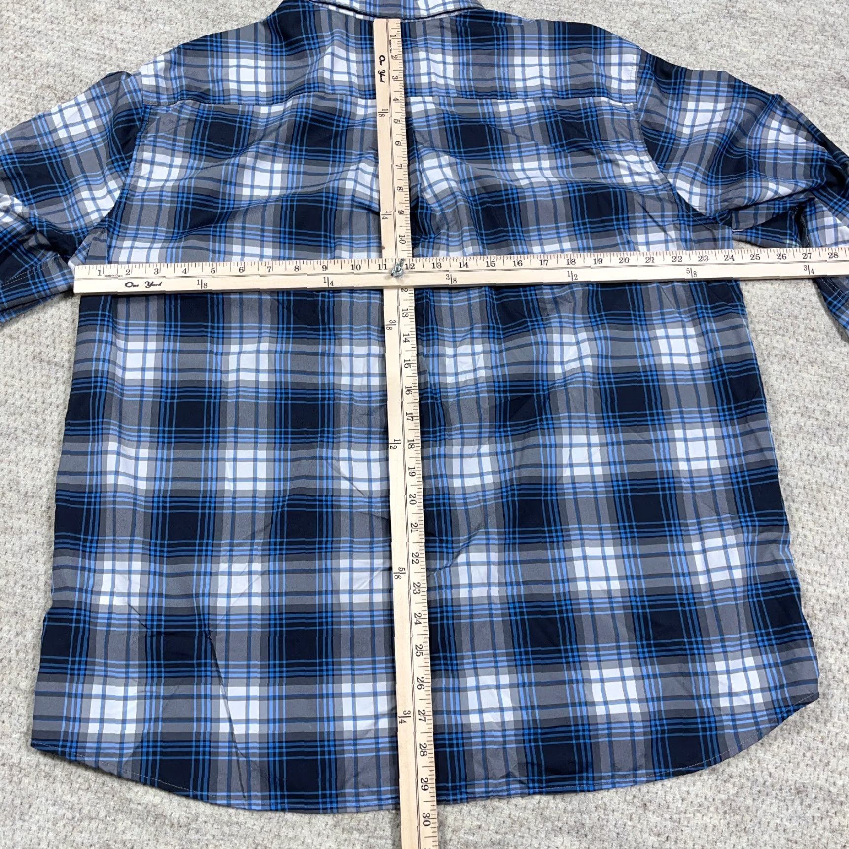 Vineyard Vines Vineyard Vines Shirt Men XL Black Plaid Button-Up Nylon Classic Size US XL / EU 56 / 4 - 7 Thumbnail