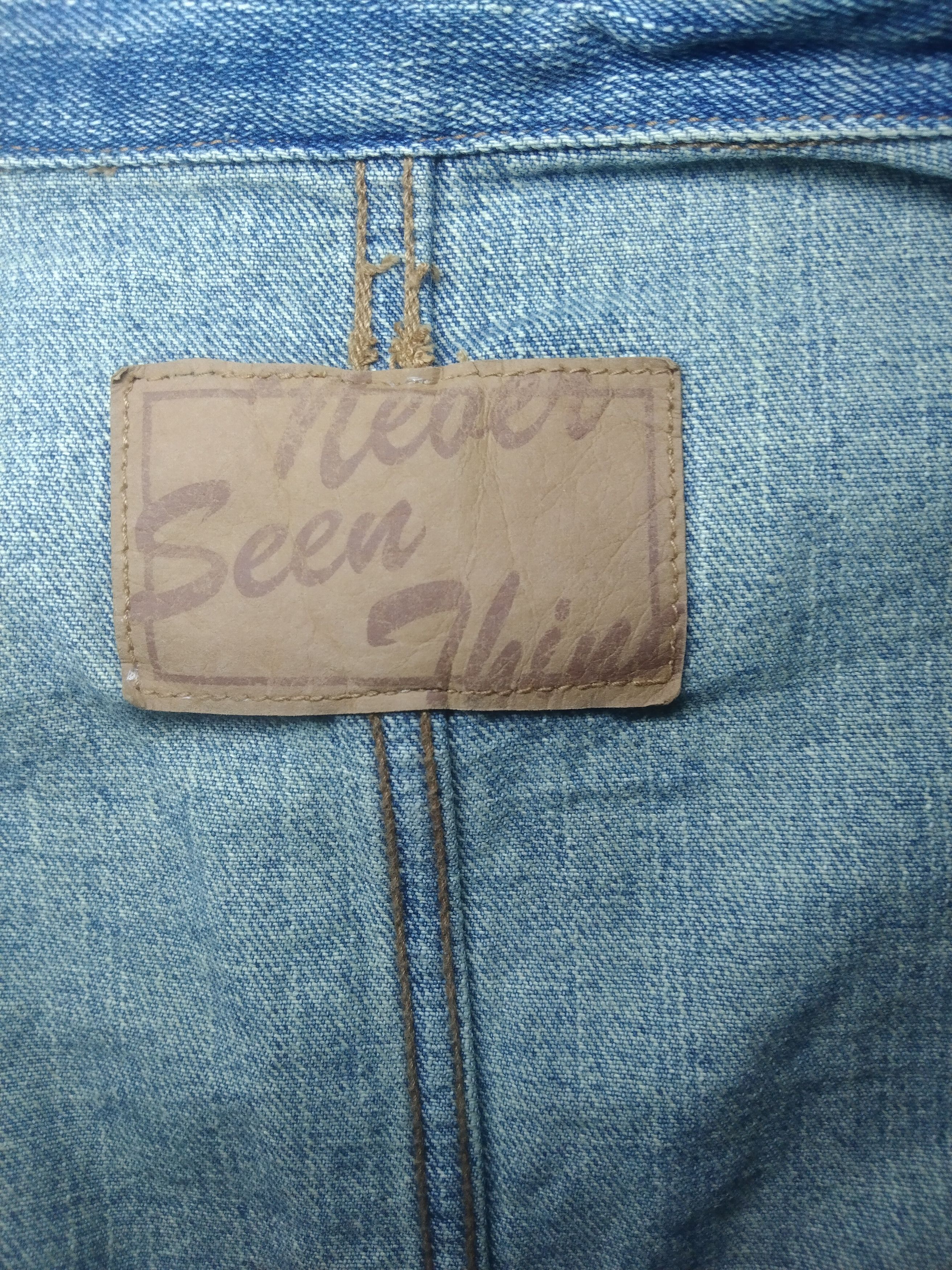 Japanese Brand Never Seen Thing denim jacket Size US M / EU 48-50 / 2 - 6 Thumbnail