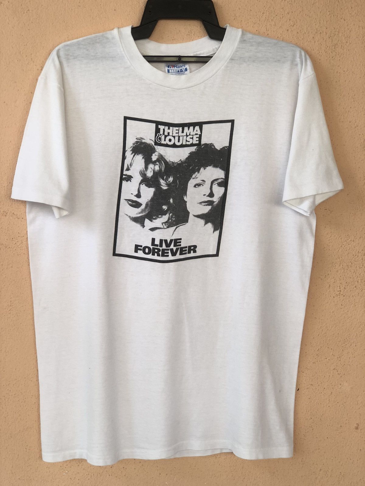 image of Vintage 90's Thelma & Louise Adventure Crime Movie in White, Men's (Size Large)
