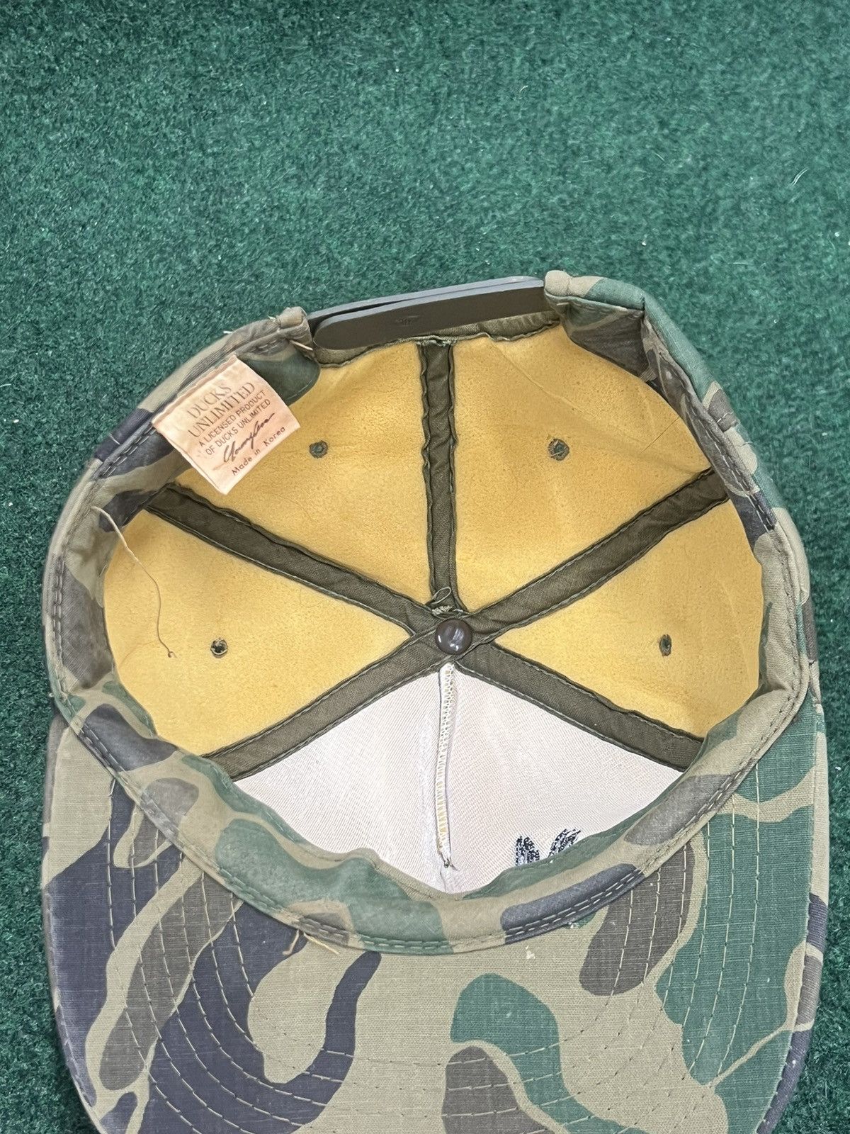 Vintage Vintage 80s Ducks Unlimited Camo Full Foam Snapback Hat Size ONE SIZE - 4 Thumbnail