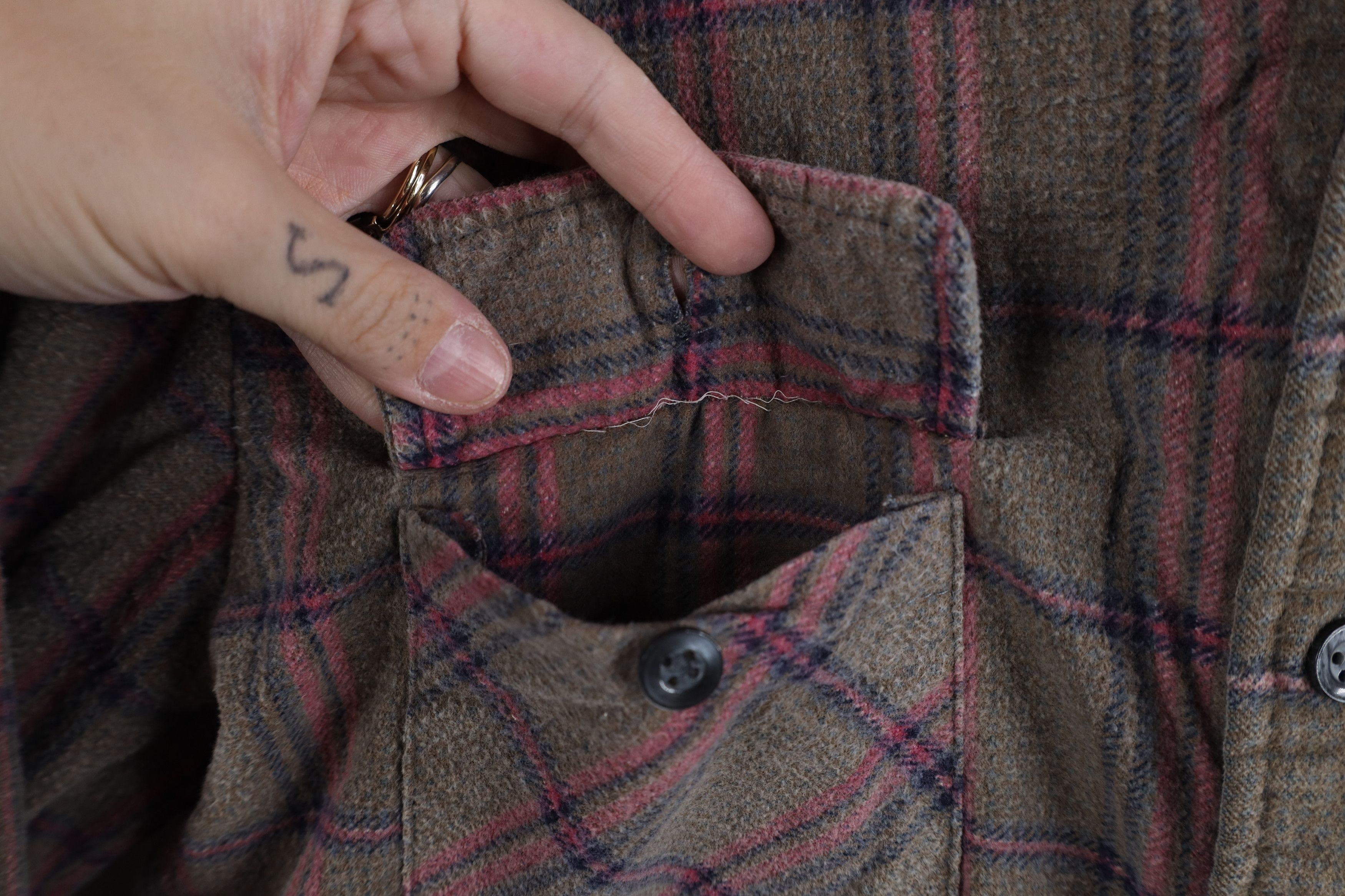 Vintage Vintage 90s Streetwear Quilted Flannel Shirt Jacket Shacket Size US M / EU 48-50 / 2 - 4 Thumbnail