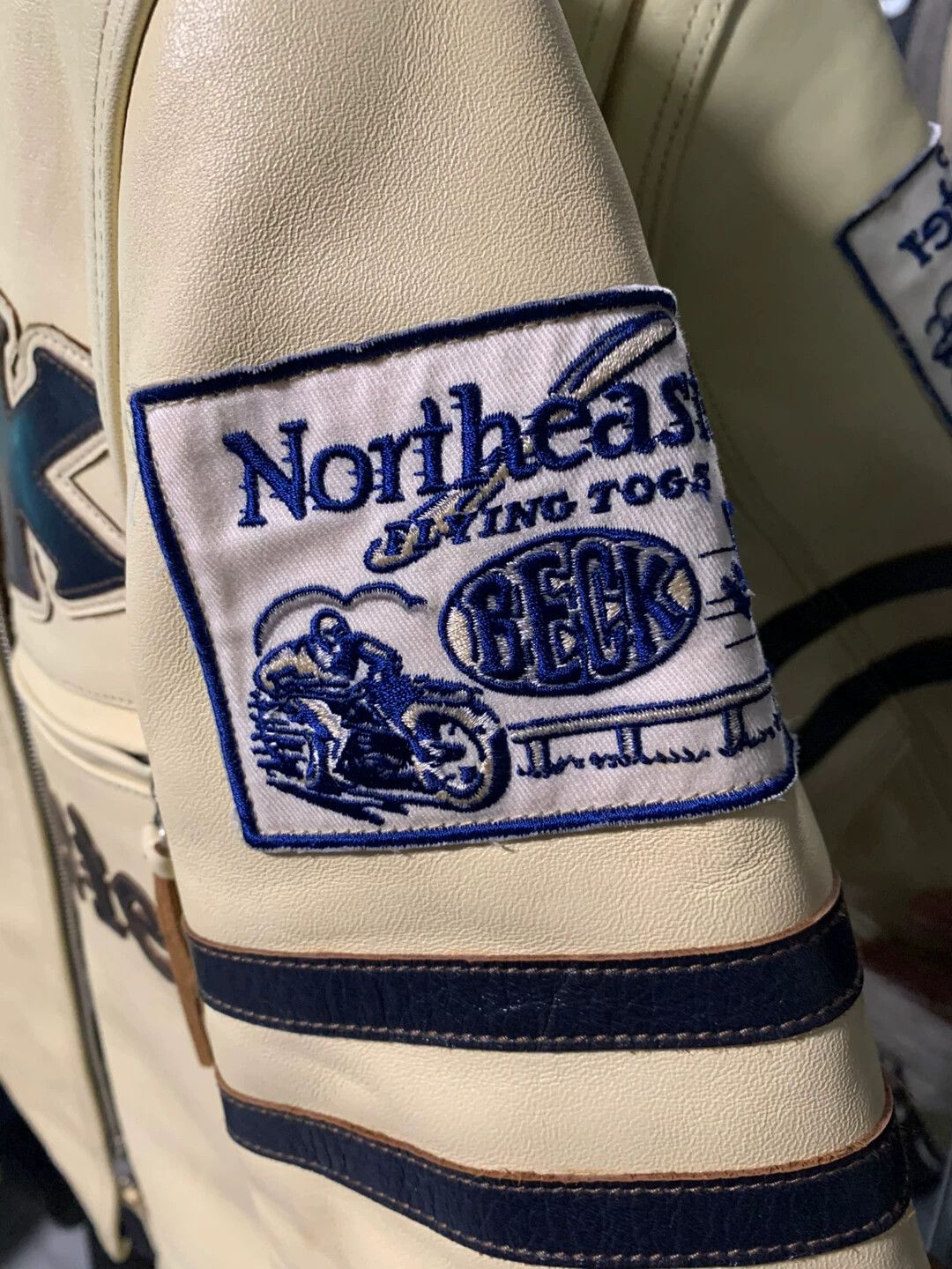 TOYS McCOY tonys mccoys beck666 Horsehide Jacket Off-White 38 Size US XXS / EU 40 - 3 Thumbnail