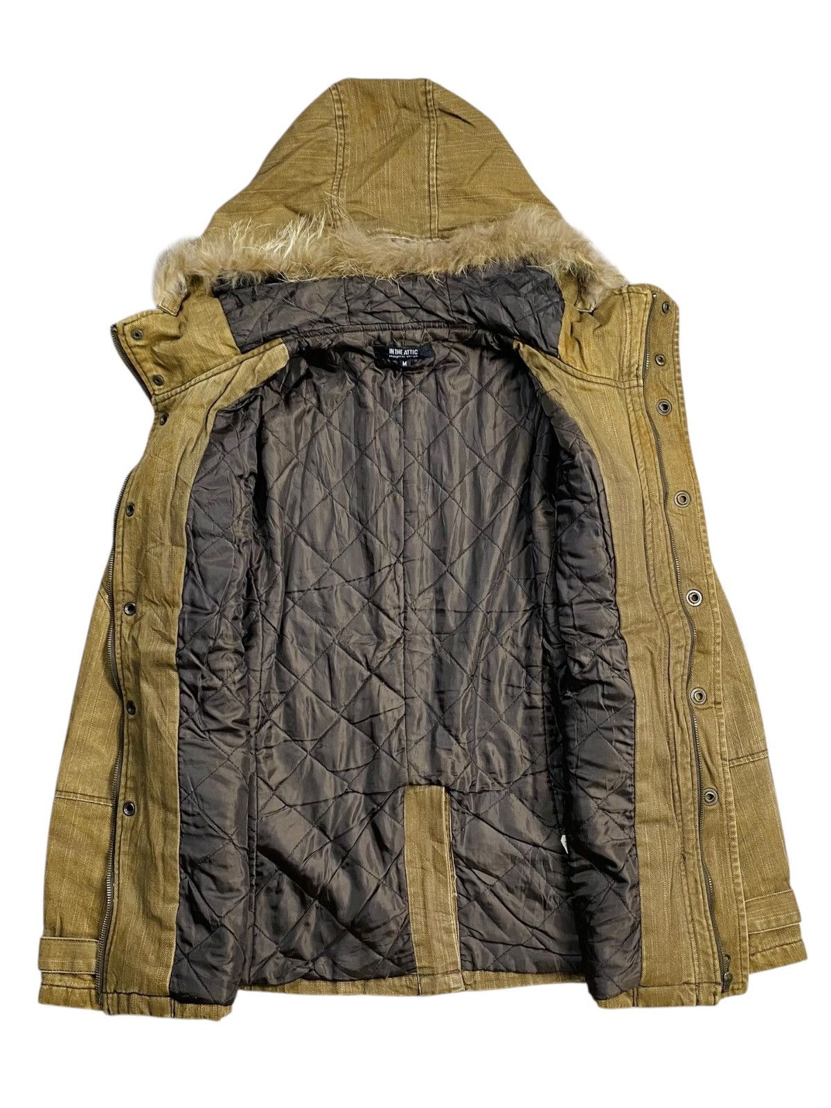 If Six Was Nine 2000s In The Attic - Fur Hoodie Apocalypse Jacket Size US M / EU 48-50 / 2 - 2 Thumbnail