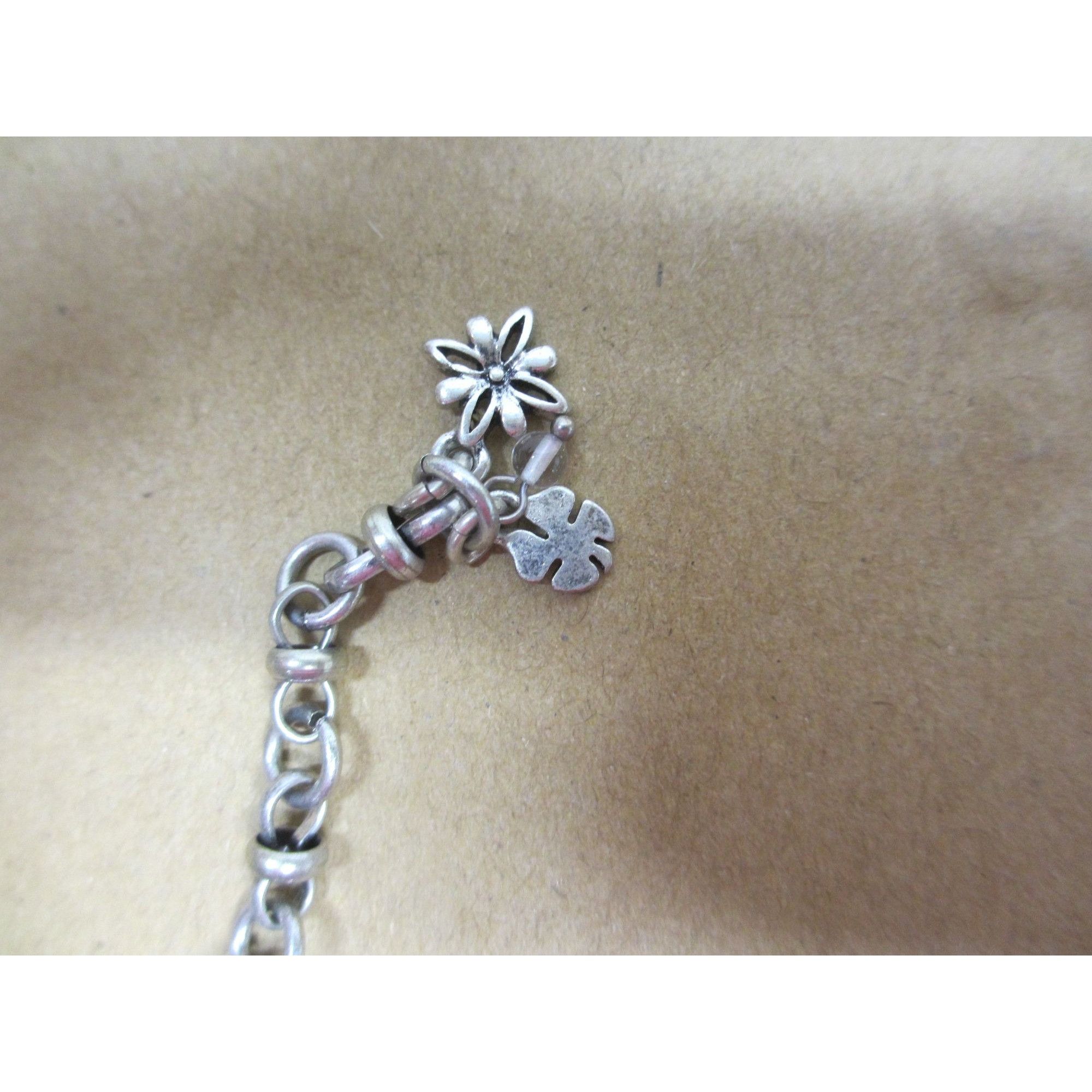 Other FLORAL VNECK STYLE NECKLACE WITH FOUR LEAF CLOVER CLOSURE AD Size ONE SIZE - 4 Thumbnail