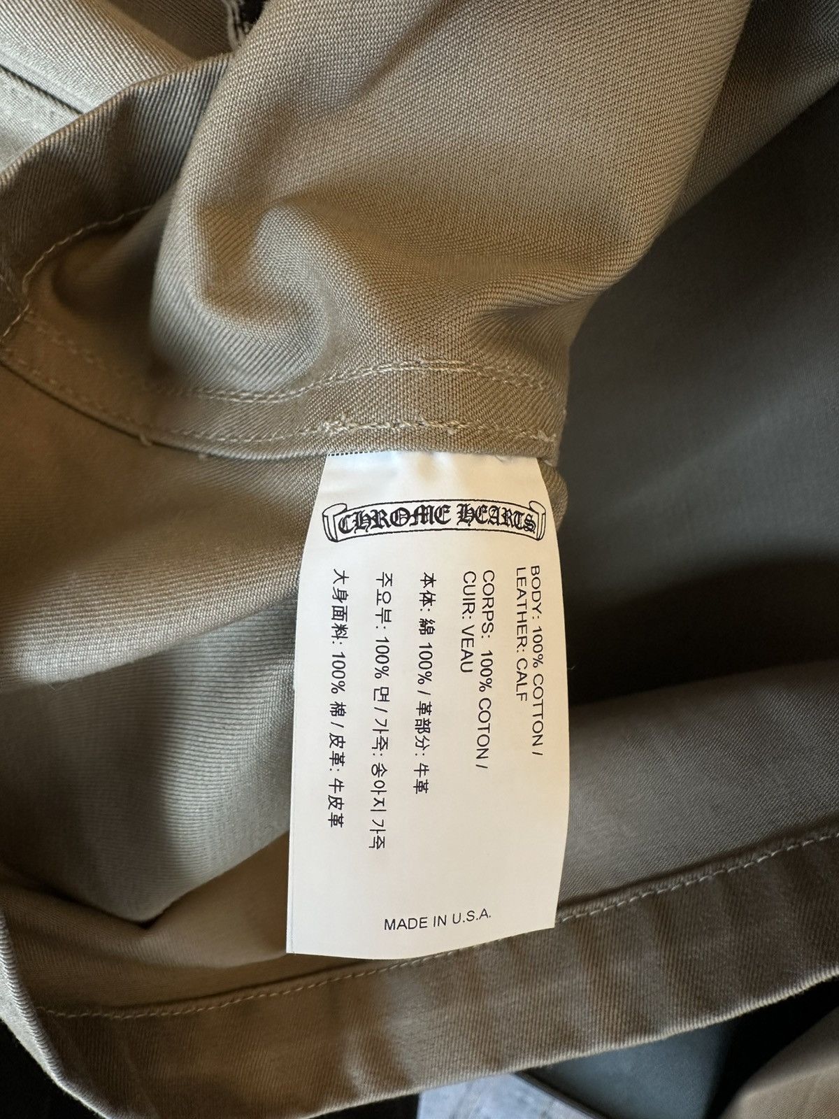 Chrome Hearts CHROME HEARTS PATCHED WORK DOG JACKET Size US L / EU 52-54 / 3 - 6 Thumbnail