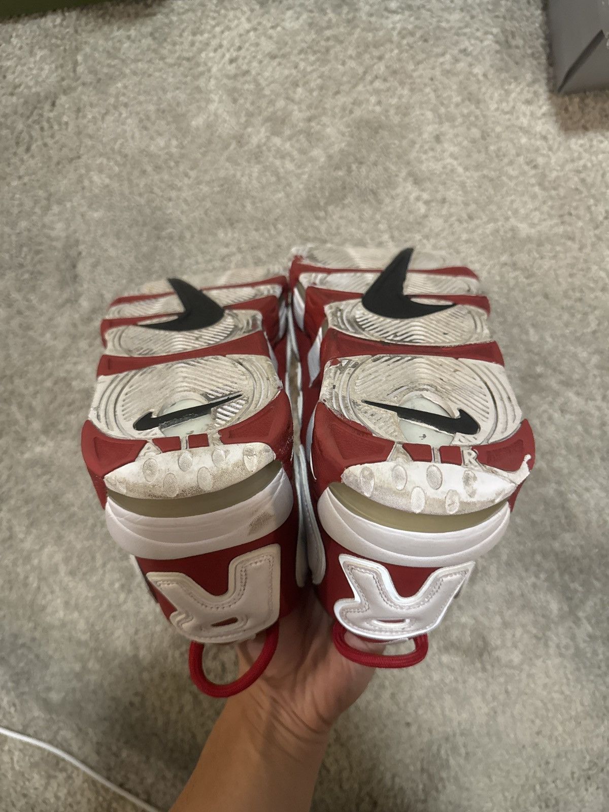 Nike × Supreme Supreme Nike Air More Uptempo Size US 9 / EU 42 - 5 Thumbnail