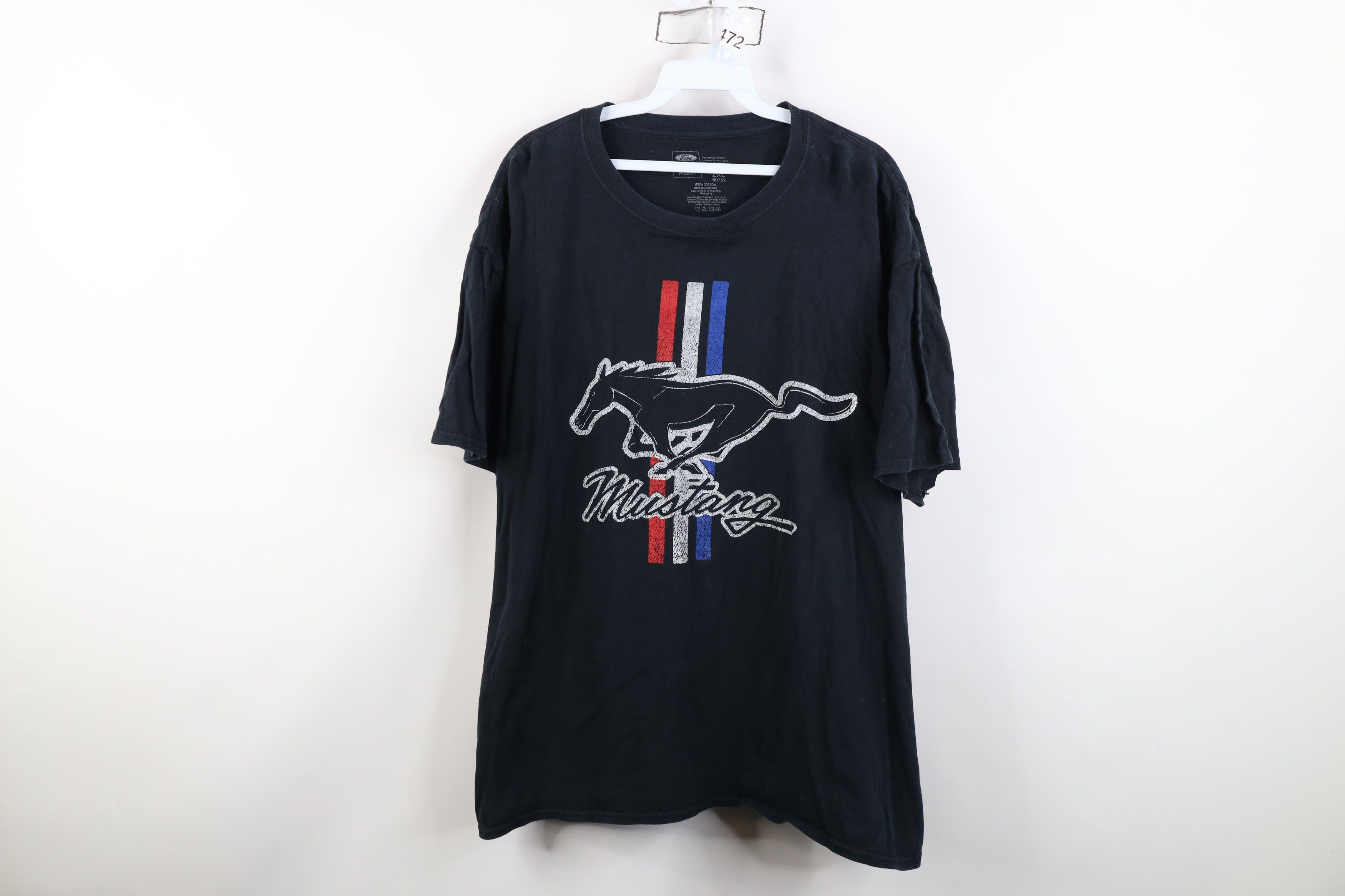 Vintage Vintage Y2K Ford Motor Co Spell Mustang Muscle Car T-Shirt Size US XXL / EU 58 / 5 - 1 Thumbnail