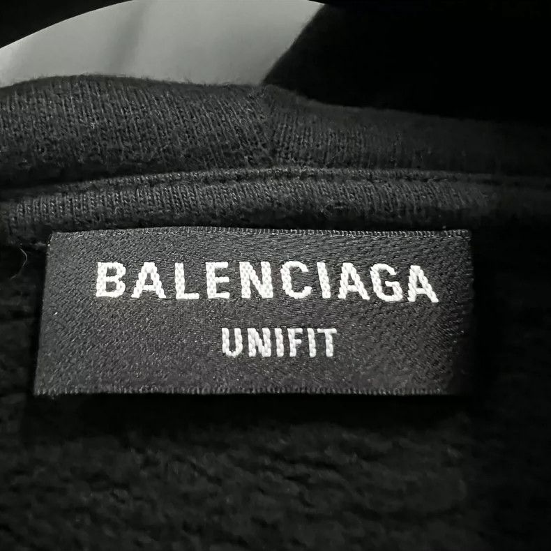 Balenciaga Balenciaga Tech-Feel Printed Fleece Hoodie Size US M / EU 48-50 / 2 - 3 Thumbnail