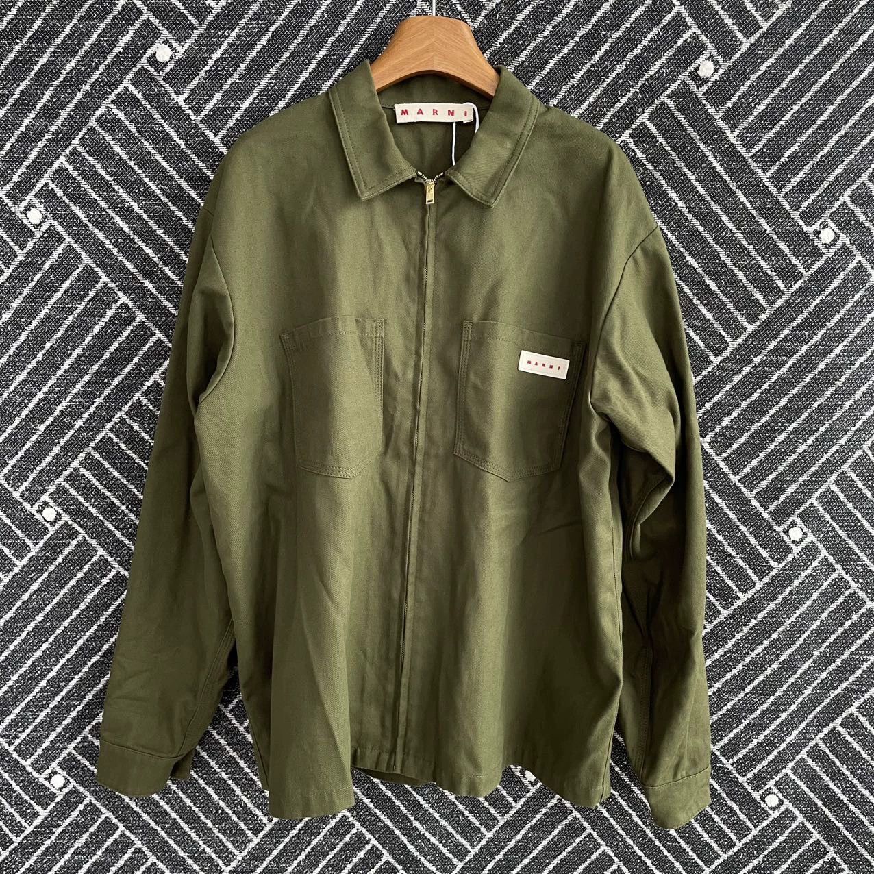 Marni Marni Green Zip-up Jacket 46 Near New Size US S / EU 44-46 / 1 - 1 Thumbnail