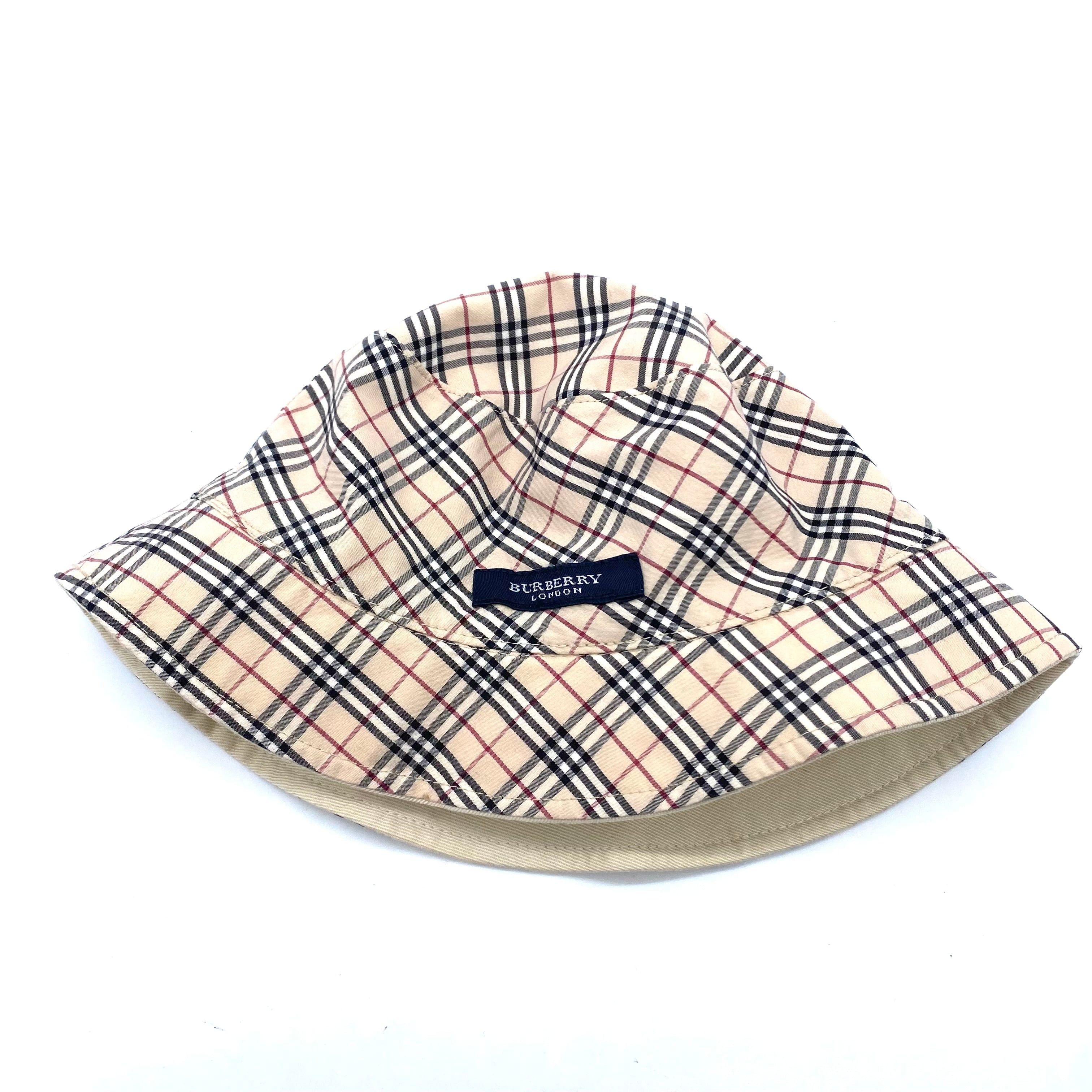 Burberry Toddler Bucket Hat outlets reversible unisex