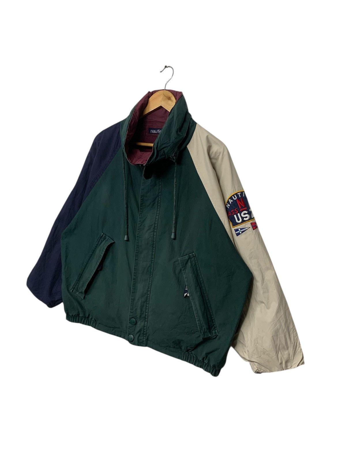 Nautica Rare Vintage 90's Nautica Sailing Gear Riversible Jacket Size US L / EU 52-54 / 3 - 2 Thumbnail