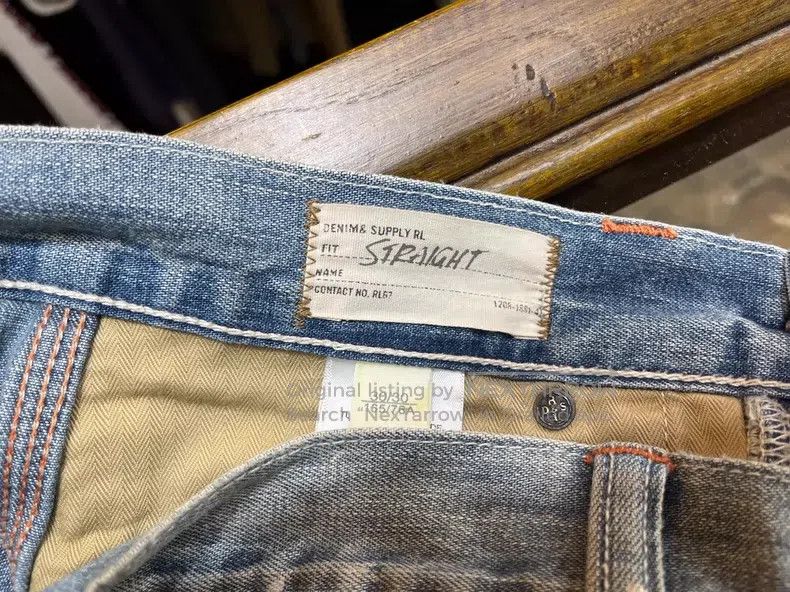 RRL Ralph Lauren RRL Ralph Lauren Out-of-print vintage workwear jeans Size US 32 / EU 48 - 4 Thumbnail
