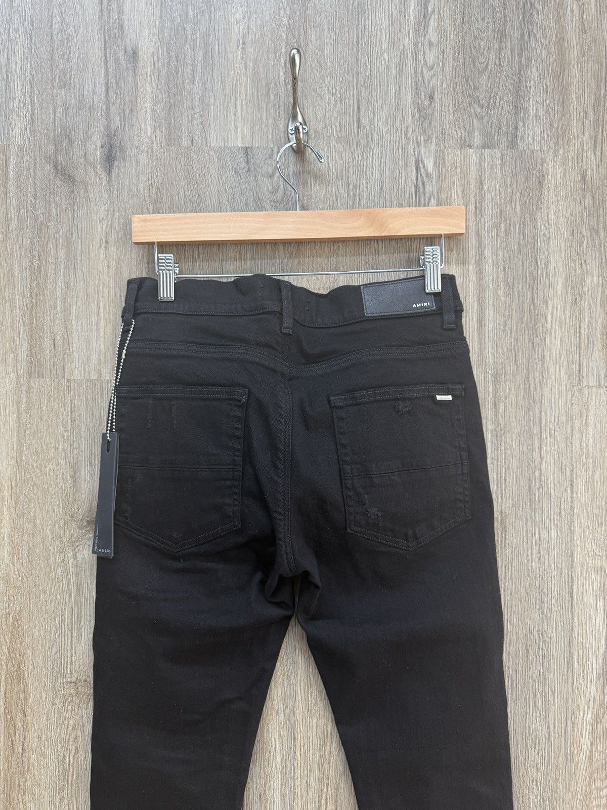 Amiri Amiri Black MX1 Leather Patch Size US 29 - 7 Thumbnail