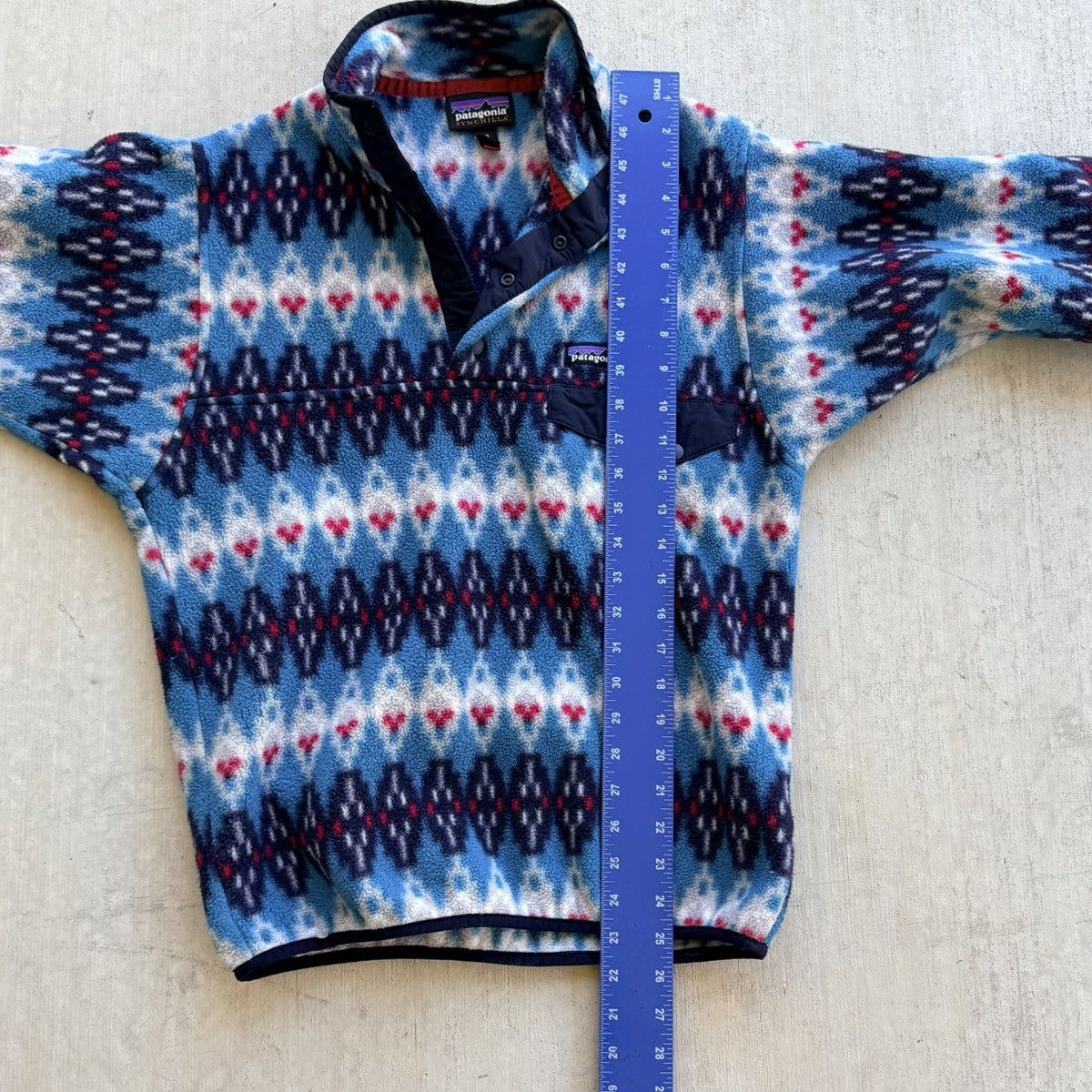 Patagonia Patagonia Synchilla Forest Carpet Snap-T Fleece XS Y2K Aztec Size US XS / EU 42 / 0 - 8 Thumbnail