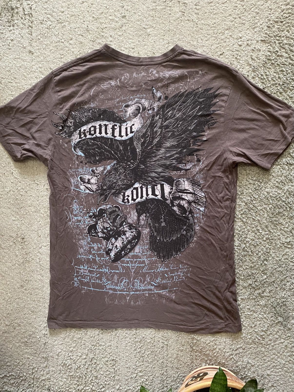 Affliction Crazy Y2K Jesse Pinkman Affliction Style Goth Konflict Tee Size US XL / EU 56 / 4 - 2 Thumbnail