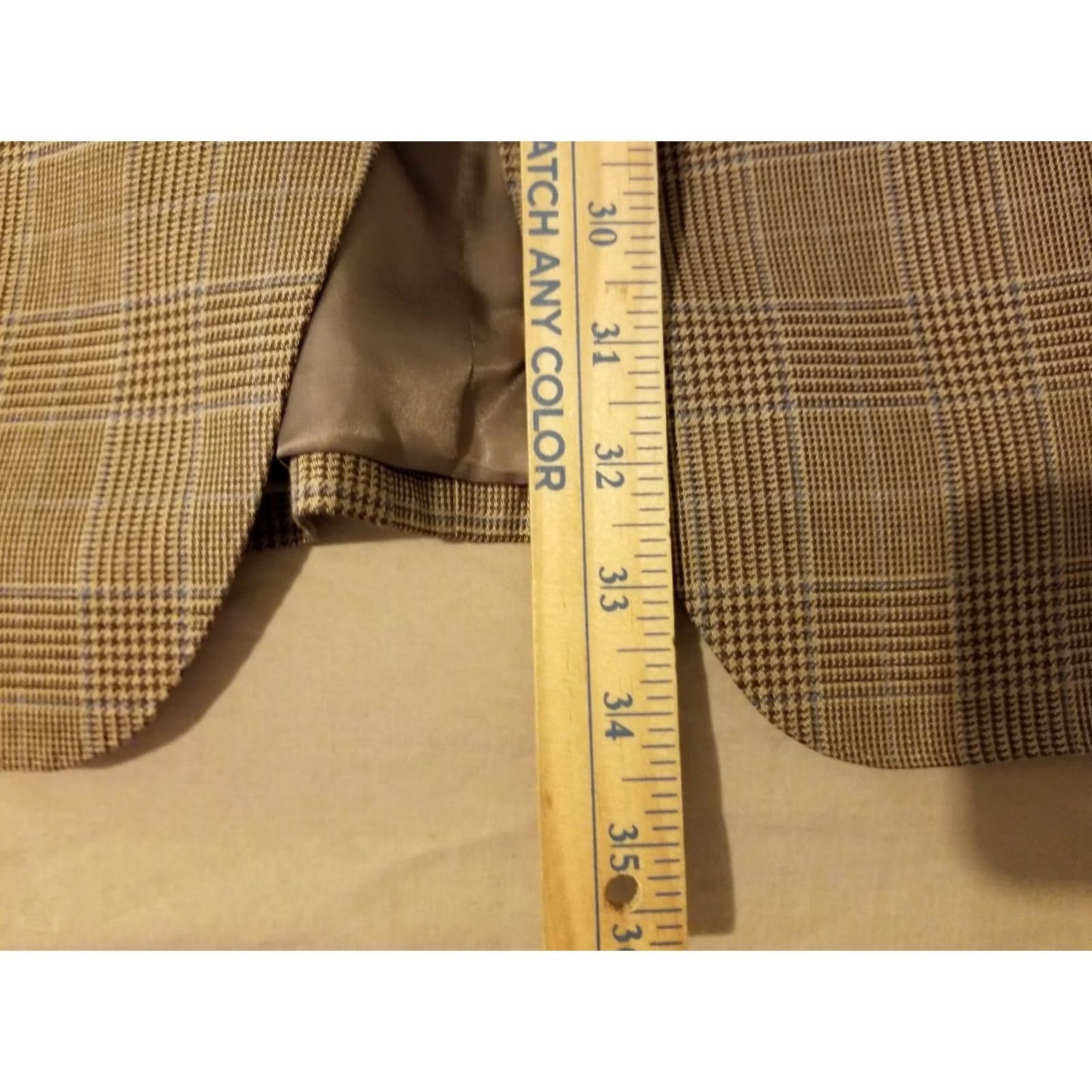 Polo Ralph Lauren Mens Polo Ralph Lauren Wool Silk Sports Jacket Blazer Khaki 42L Size US XL / EU 56 / 4 - 5 Thumbnail