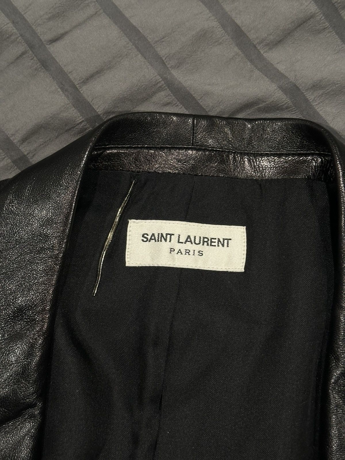 Hedi Slimane × Saint Laurent Paris SS16 Surf Sound Studded Fringe Blazer 48 Size 48R - 6 Thumbnail