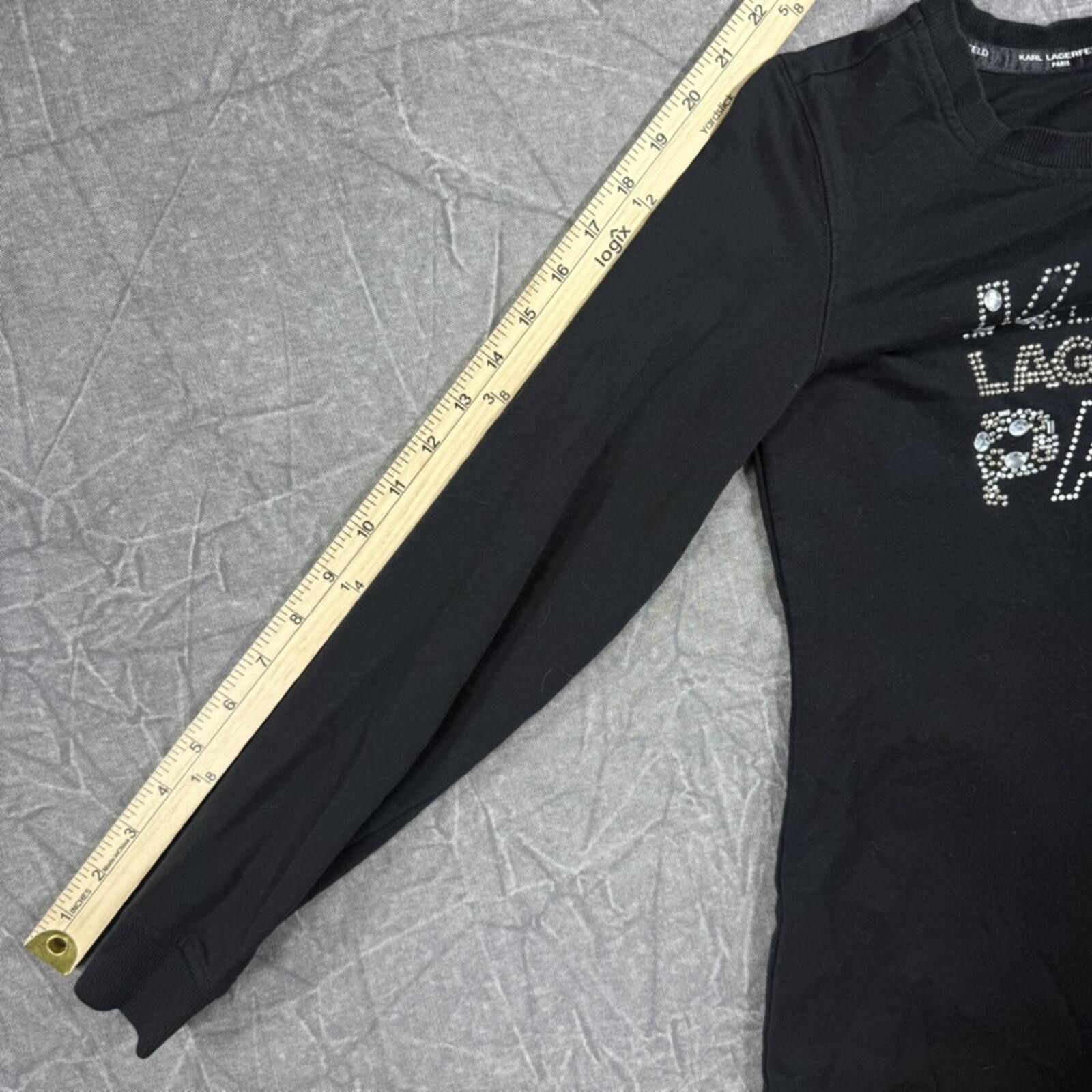 Karl Lagerfeld Karl Lagerfeld Paris Dress Women's XXS Black Long Sleeve Size XS / US 0-2 / IT 36-38 - 6 Thumbnail