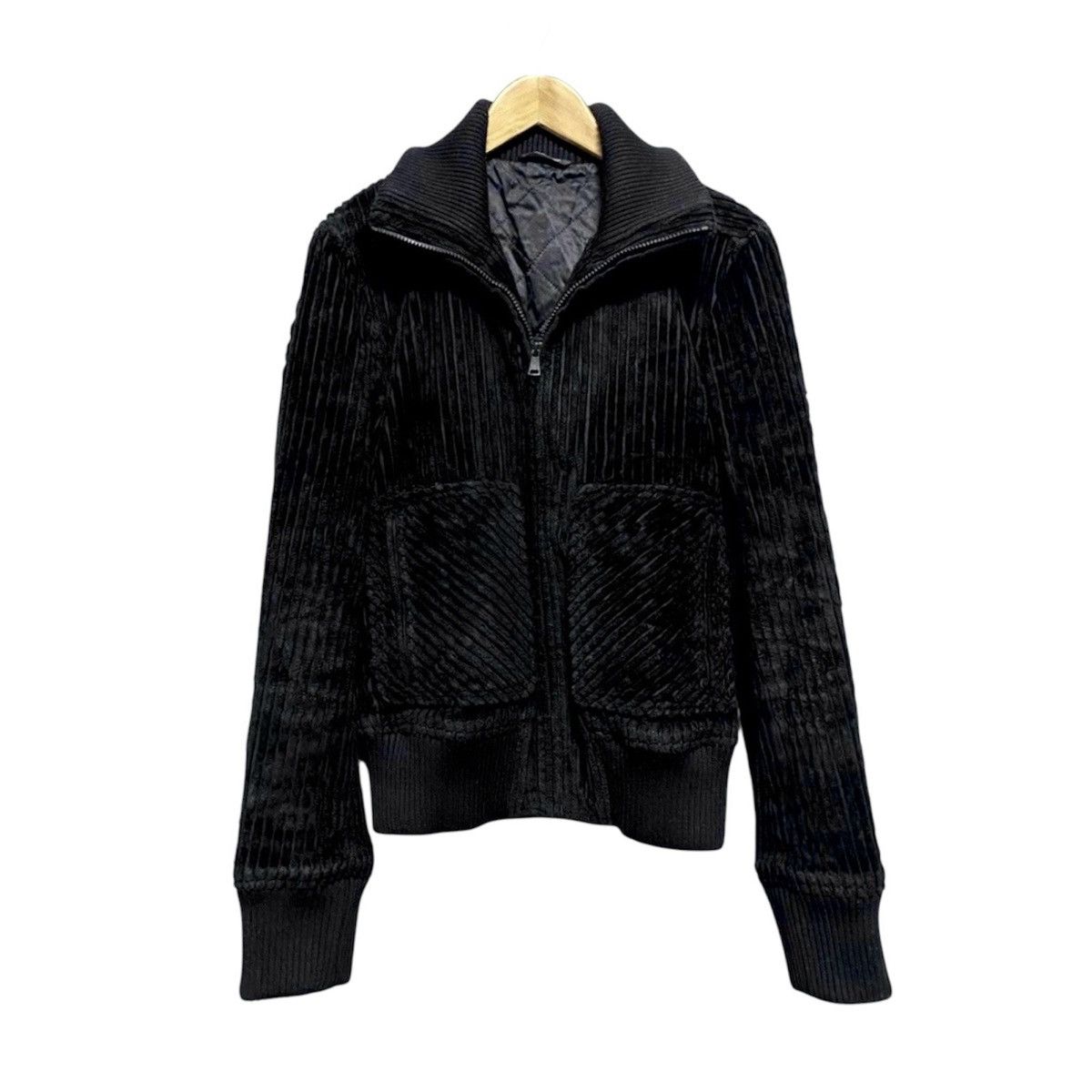 Dolce & Gabbana Dolce Gabbana D&G Black Velvet Bomber Light Jacket Size US M / EU 48-50 / 2 - 1 Thumbnail