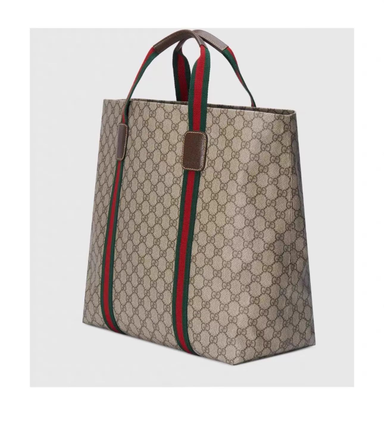 Gucci GUCCI GG Canvas Tote Bag Unisex Large Size Size ONE SIZE - 9 Thumbnail