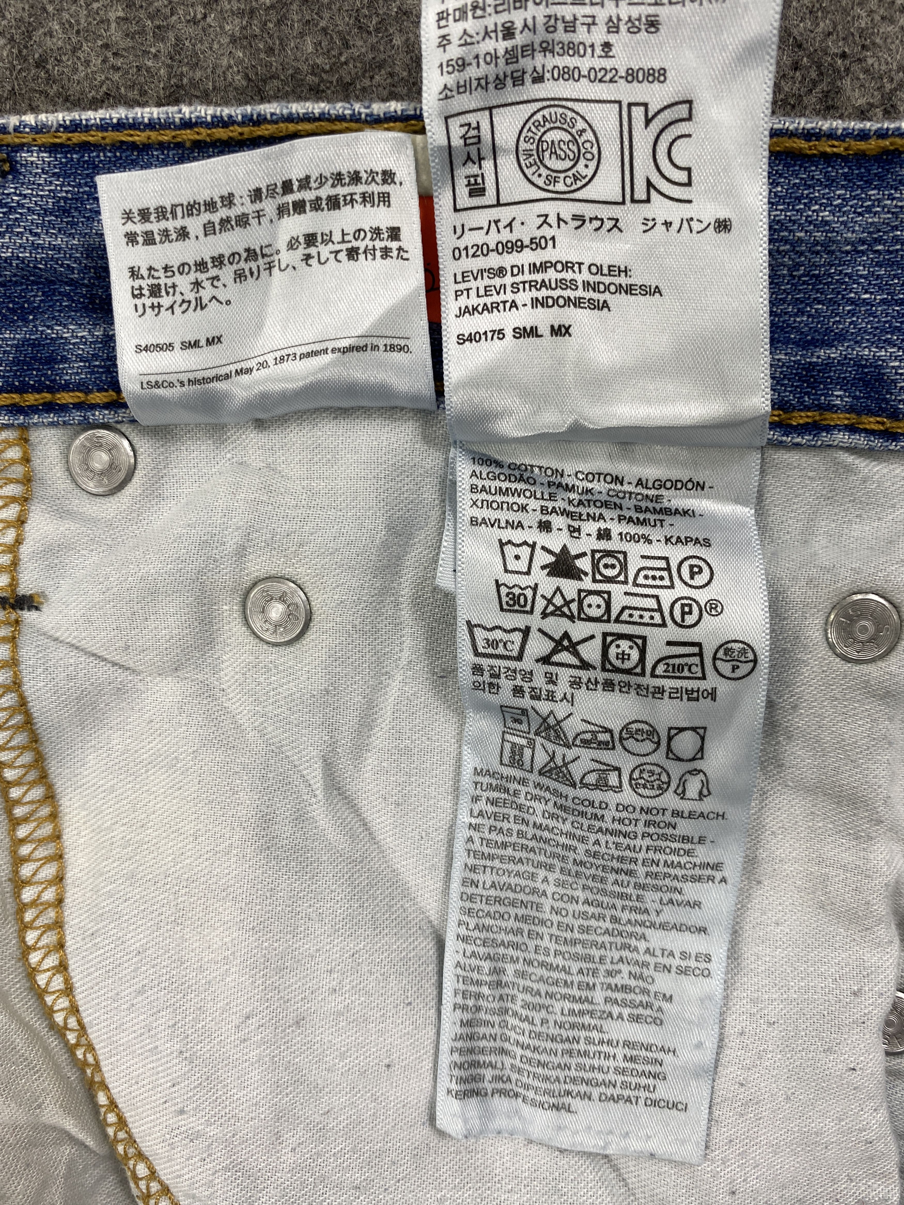 Levi's Blue Wash Vintage Levi's 569 34x31.5 Denim -JN2104 Size US 34 / EU 50 - 9 Thumbnail