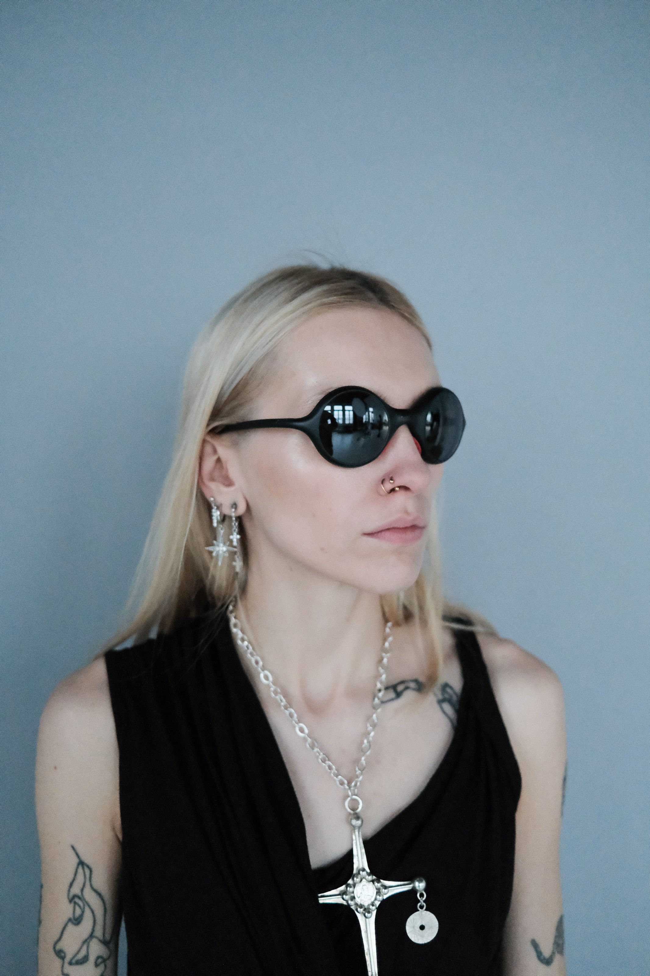 RLX Ralph Lauren × Ralph Lauren Ralph Lauren RLX Polo Sport '90s Black Carbonite Sunglasses Size ONE SIZE - 14 Thumbnail