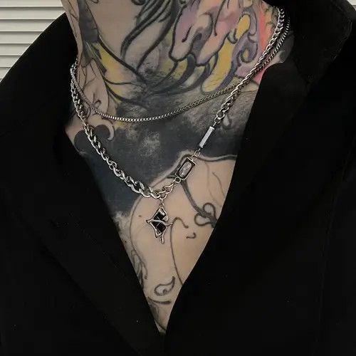 Other New Trend STEAL! Y2K Chains Necklace Chain Size ONE SIZE - 1 Thumbnail