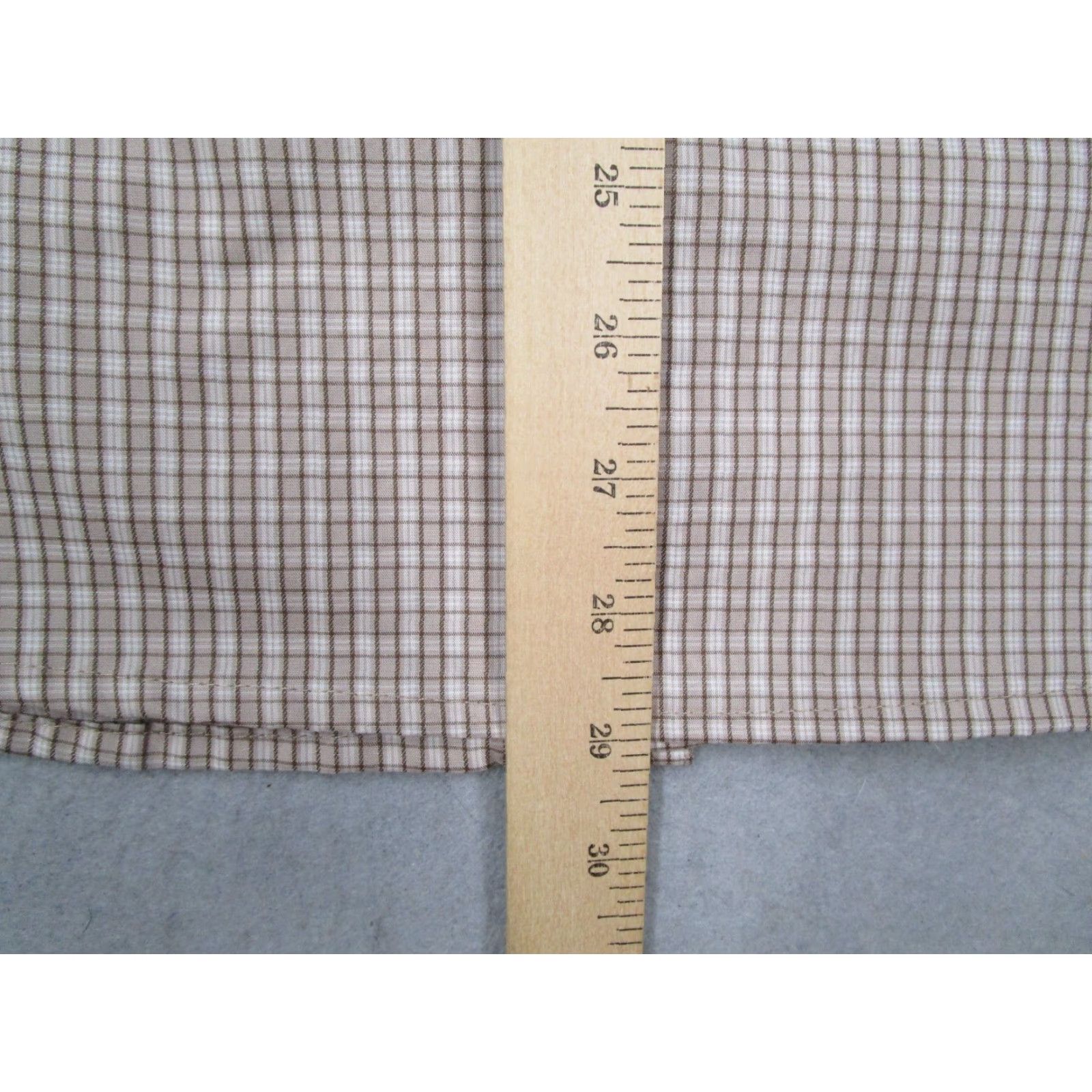 Vintage Cabelas Shirt Mens Large Beige Check Button Up Long Sleeve Work Hike Fish Safari Size US L / EU 52-54 / 3 - 7 Thumbnail