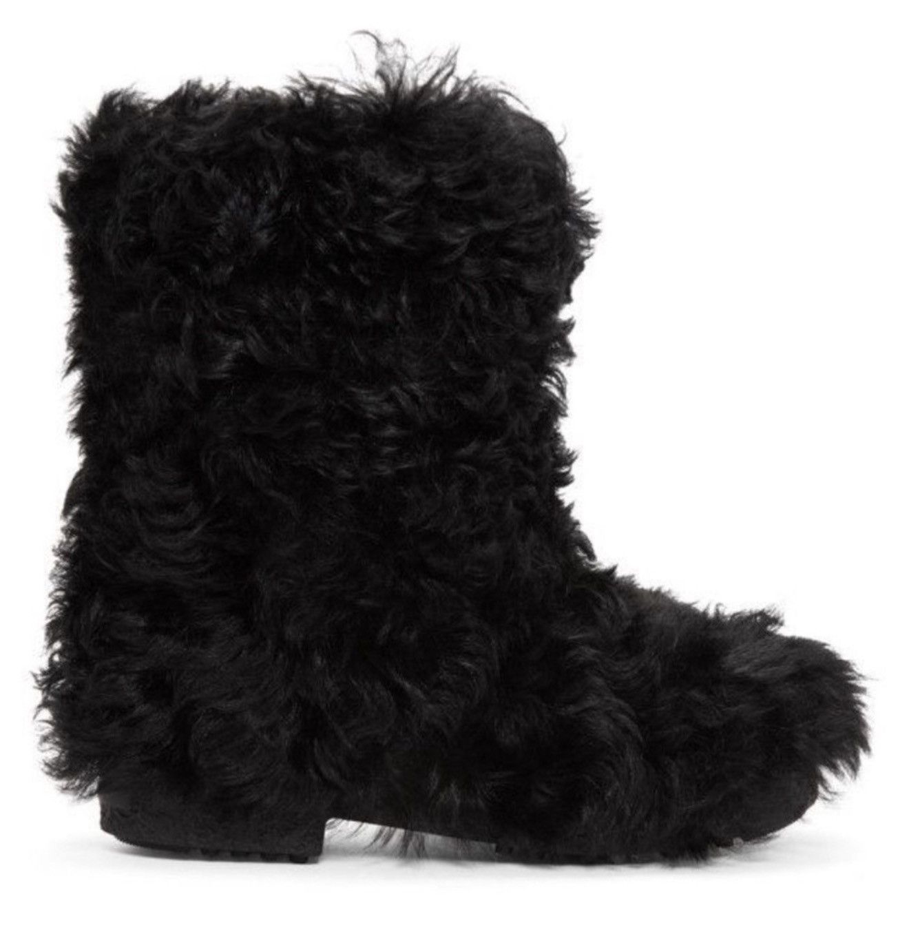 Saint Laurent Paris SAINT LAURENT CURLY SHEARLING FUR BOOTS Size US 8.5 / EU 41-42 - 4 Thumbnail