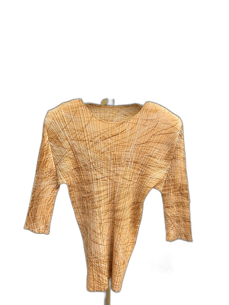 Issey Miyake Issey Miyake Textured Long Sleeve Top Size M / US 6-8 / IT 42-44 - 1 Thumbnail