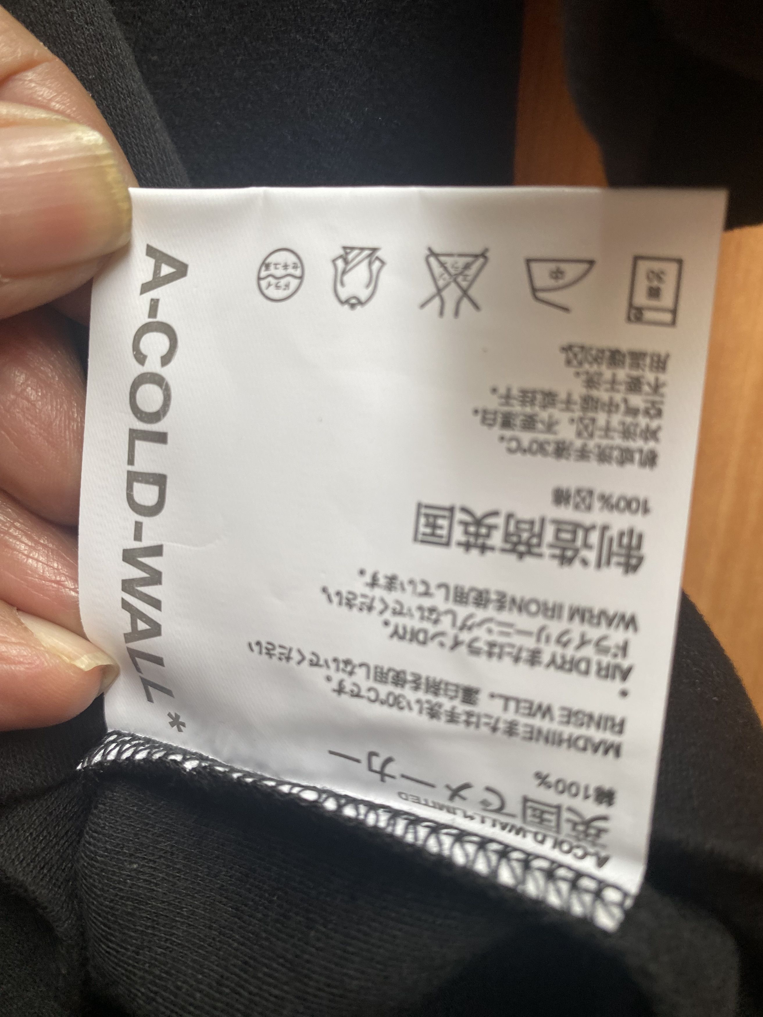A-COLD-WALL* A Cold Wall Recut Logo Tee BNWT Size US M / EU 48-50 / 2 - 5 Thumbnail