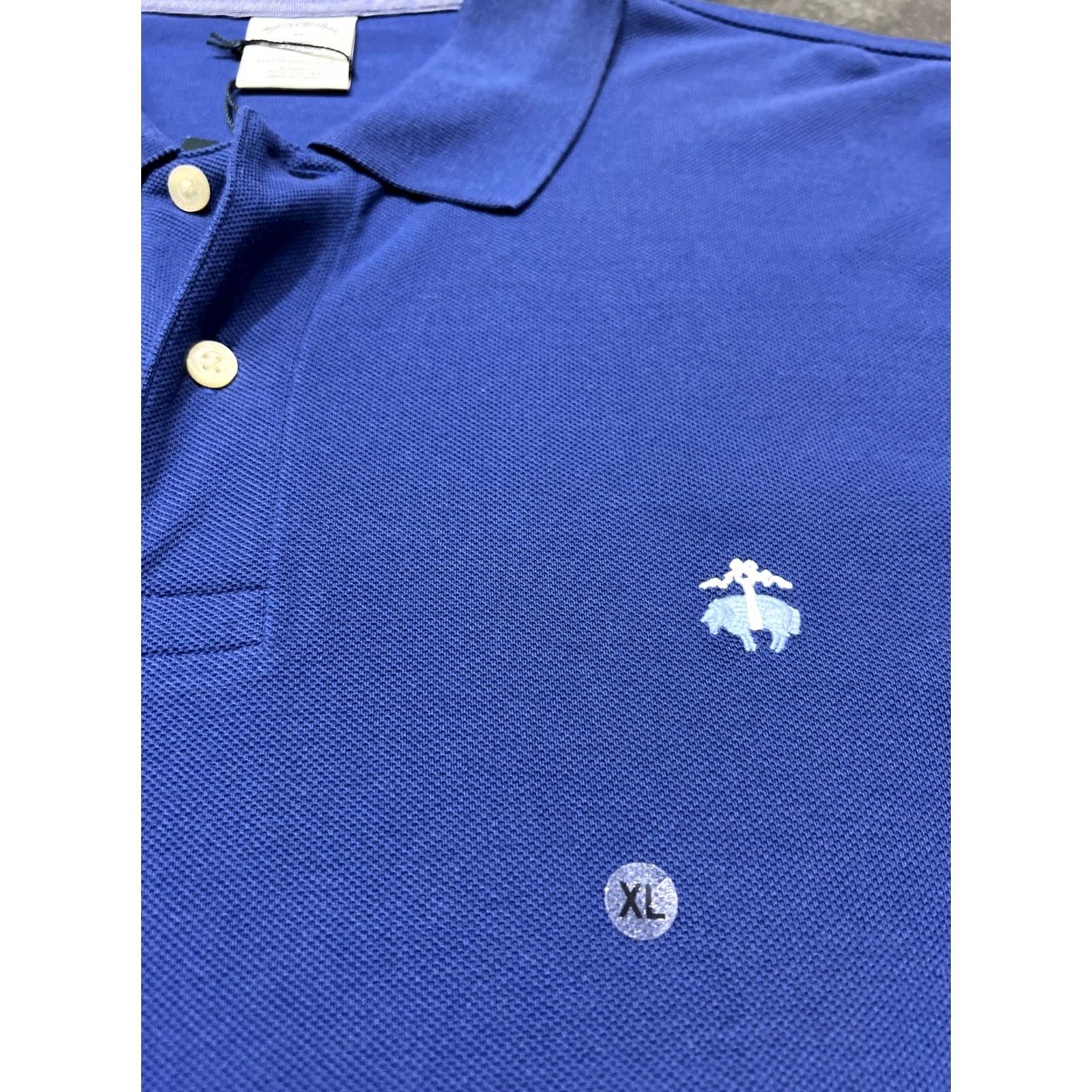 Brooks Brothers Brooks Brothers Polo Mens XL Shirt Slim Fit 100% Cotton Blue New Size US XL / EU 56 / 4 - 5 Thumbnail