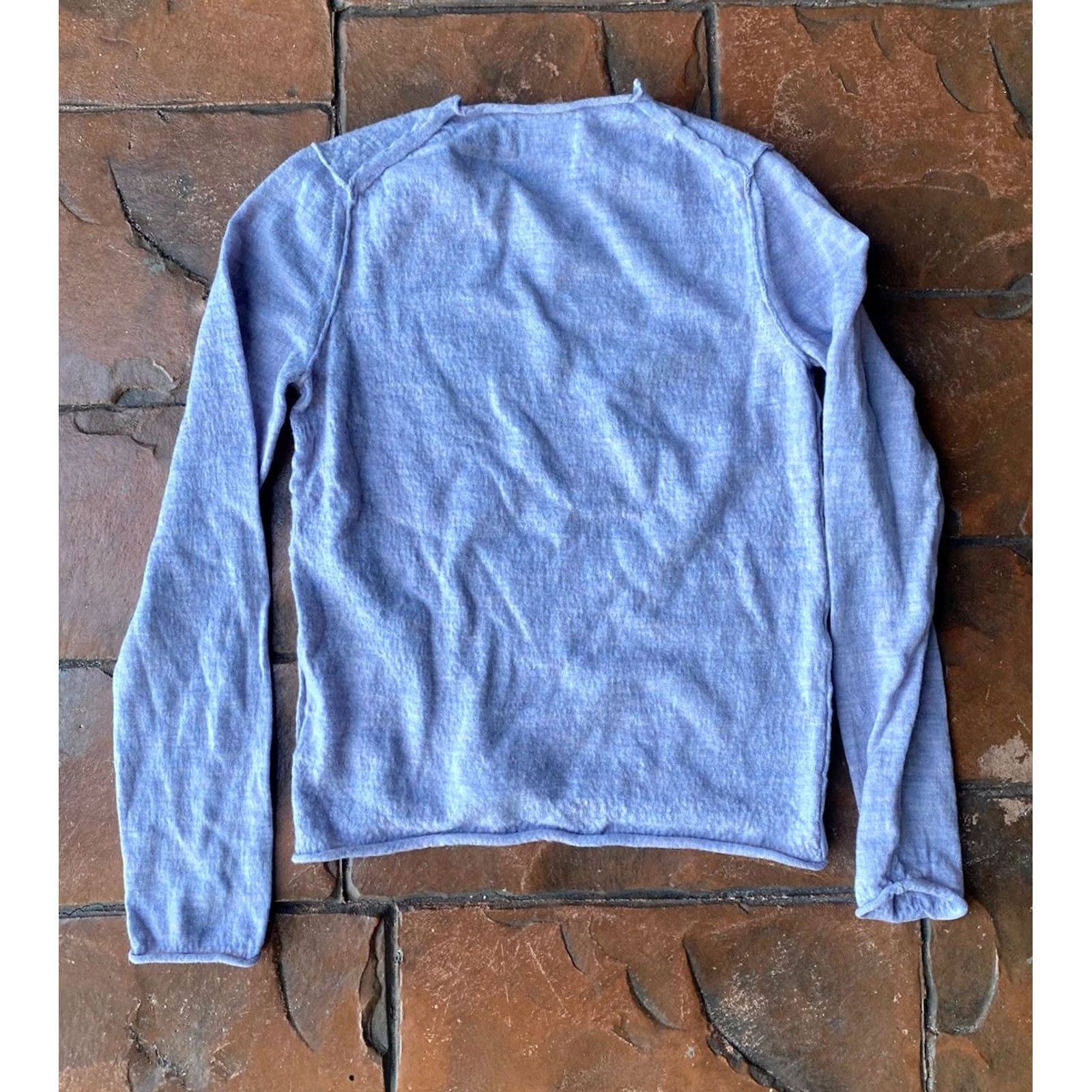 Zadig & Voltaire Zadig & Voltaire Womens Sweater Gwendal BIS KISS Purple Merino Wool XS Knit Long Sleeve Pullover Graphic Print Classic Fit Size XS / US 0-2 / IT 36-38 - 3 Thumbnail