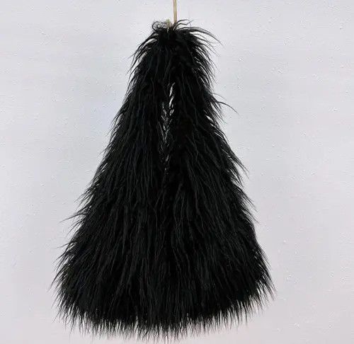 Japanese Brand Horiko x Honji Designer Soft Fluffy Faux Fur Shoulder Bag Size ONE SIZE - 4 Thumbnail