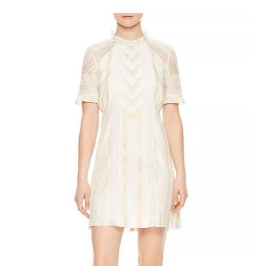 Sandro Sandro striped denim dress Size 1/XS-S | Grailed