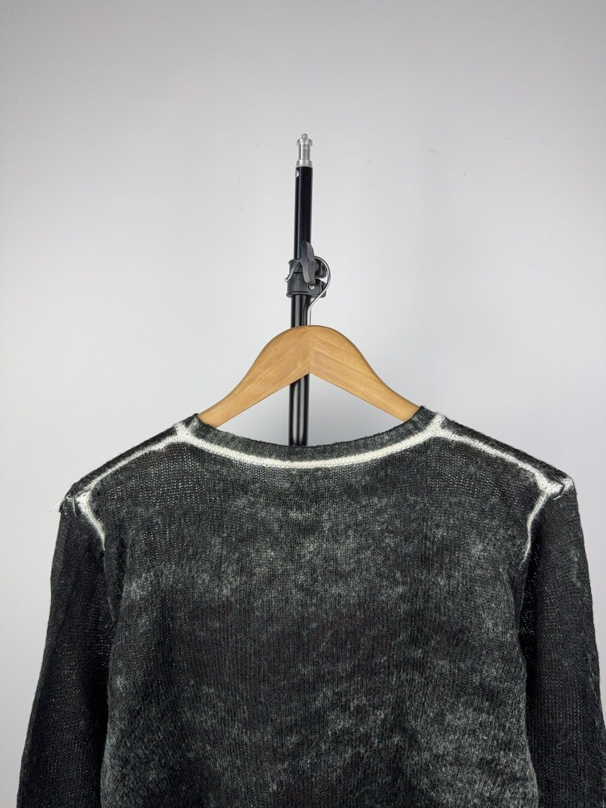 Sportalm Kitzbuhel × Vintage Sportalm Y2K Mesh Knit Sweater Heart Patch Austria 2000s Size L / US 10 / IT 46 - 7 Thumbnail