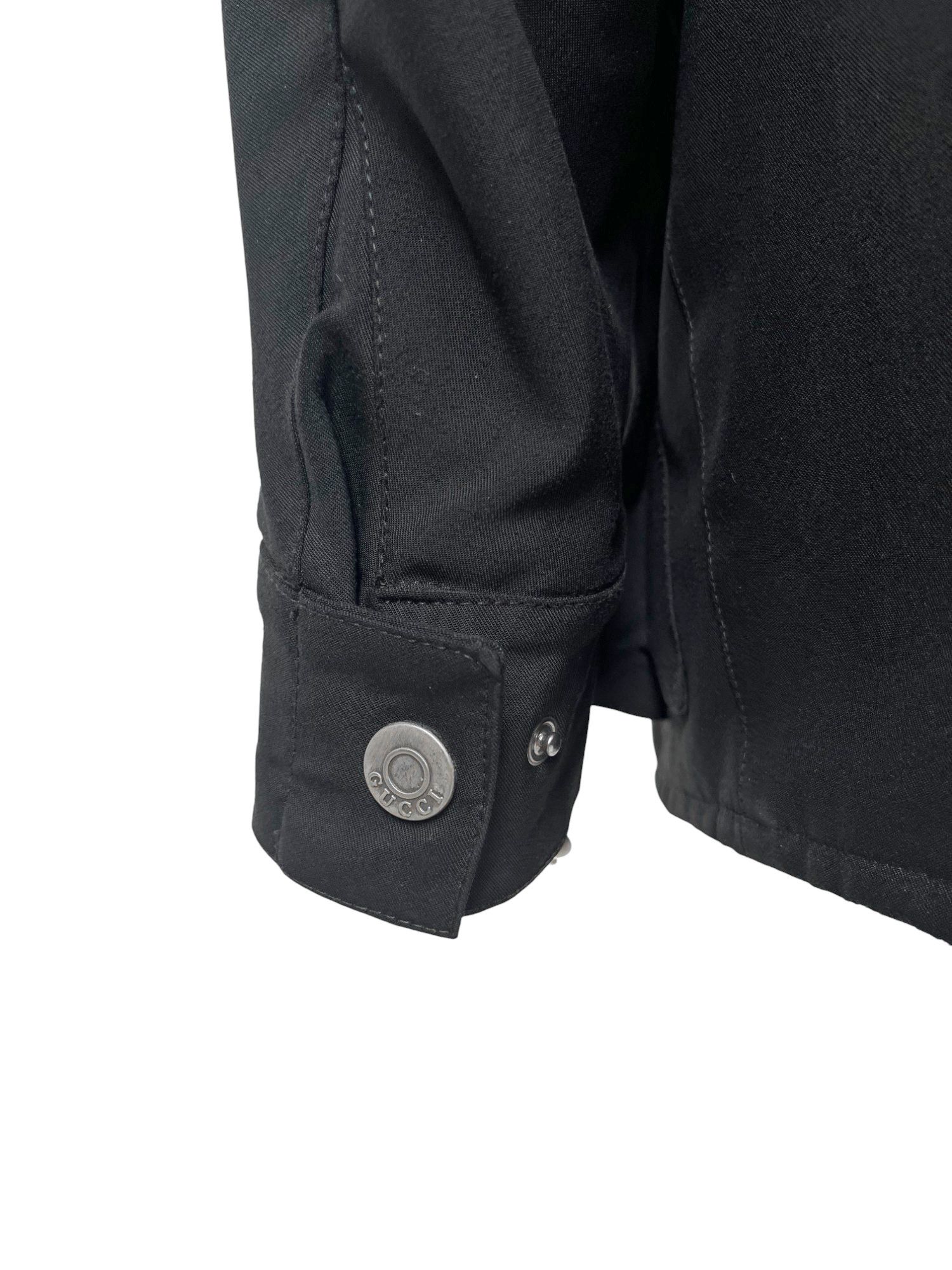 Gucci by Tom Ford F/W 1998 Multipocket Oversized Black Jacket Size S / US 4 / IT 40 - 6 Thumbnail