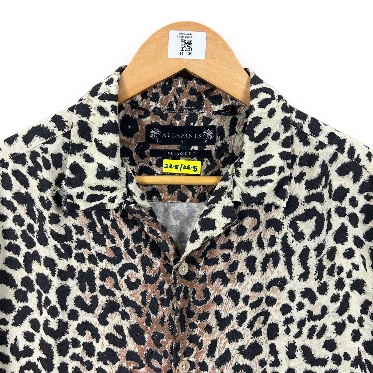 Allsaints DaBomb🔥 All Saints “Leppo” Viscose Animal Print Shirt Size US M / EU 48-50 / 2 - 3 Thumbnail