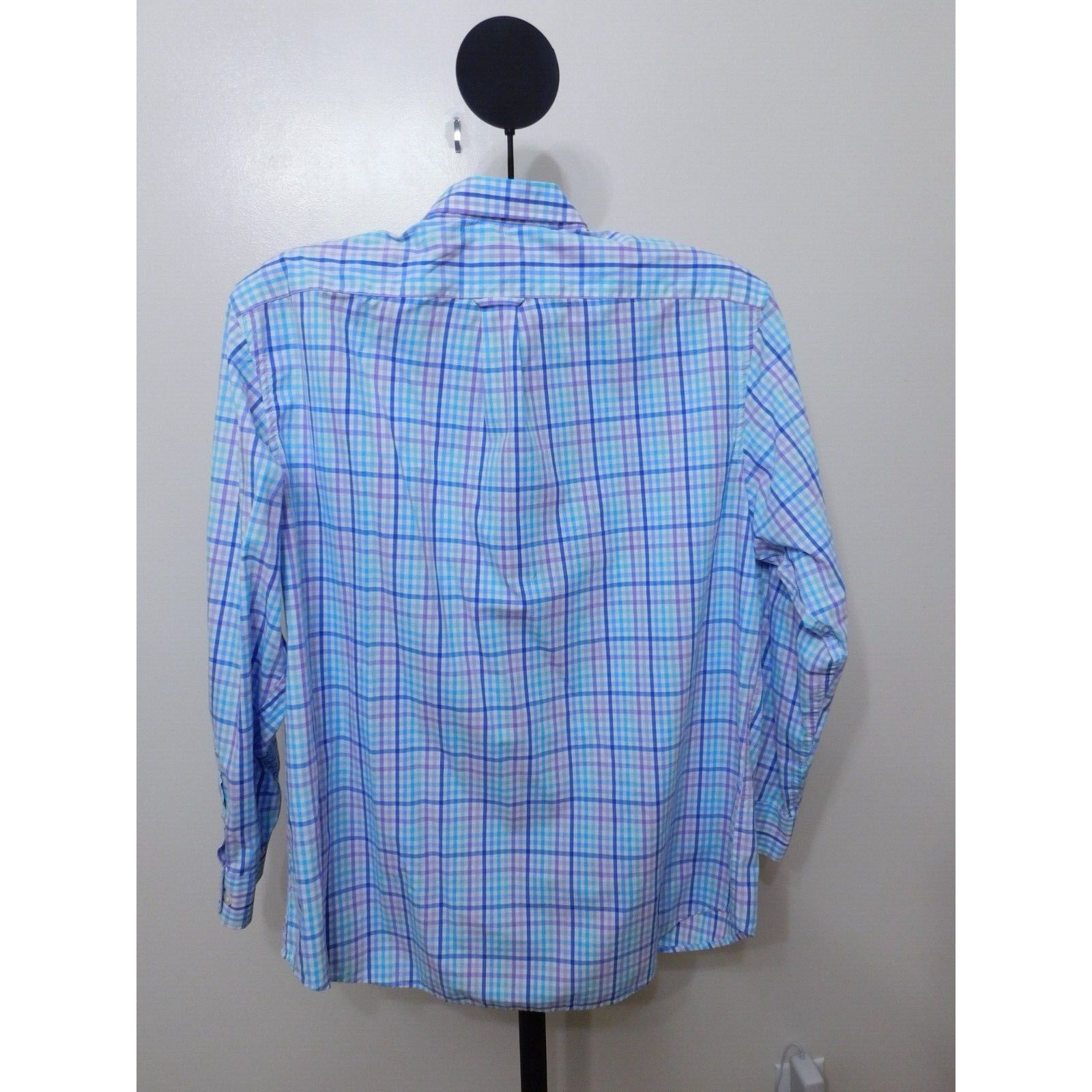 Izod Izod Multi Color Blue Long Sleeve Button Front Shirt - XXL Size US XXL / EU 58 / 5 - 2 Thumbnail
