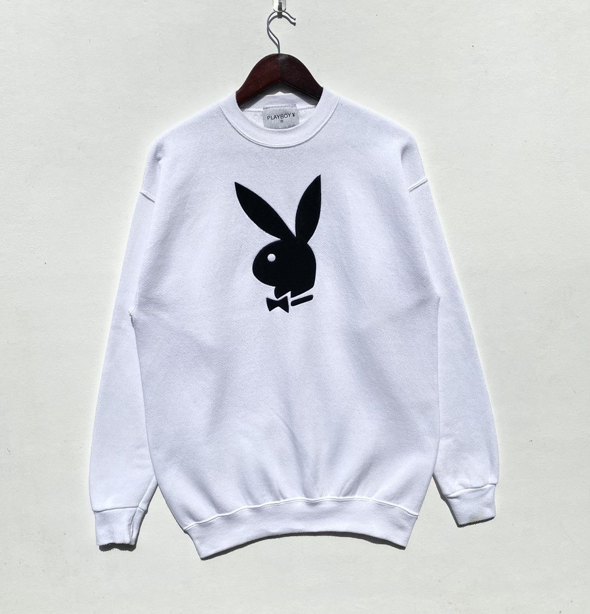 Playboy Vintage 90s Play Boy Sweatshirt Play Boy Velvet Logo Size US M / EU 48-50 / 2 - 1 Thumbnail