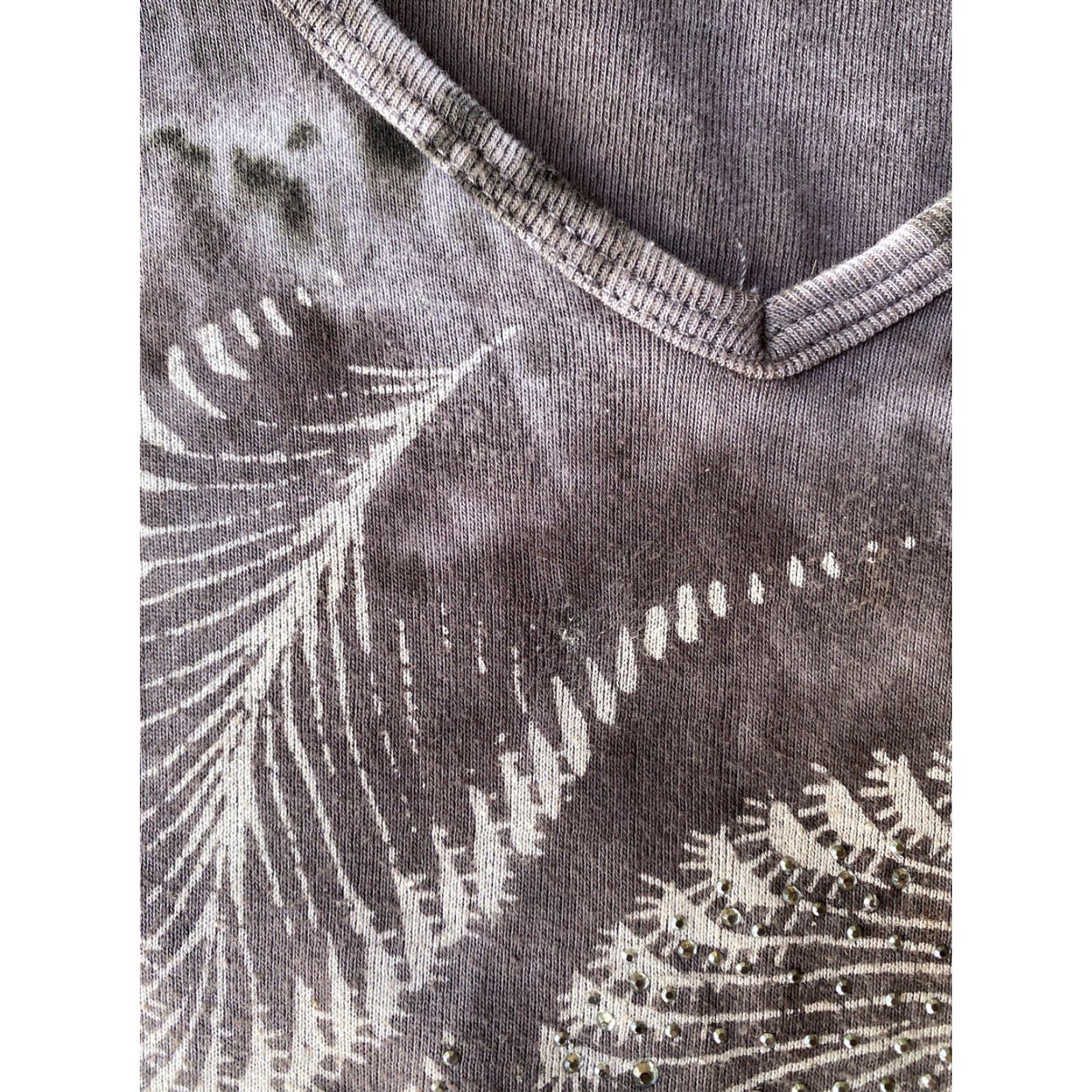 Vintage VINTAGE Sledge USA Rhinestone Top T-Shirt XL Tie Dye Grunge Shirt Women Size XL / US 12-14 / IT 48-50 - 6 Thumbnail