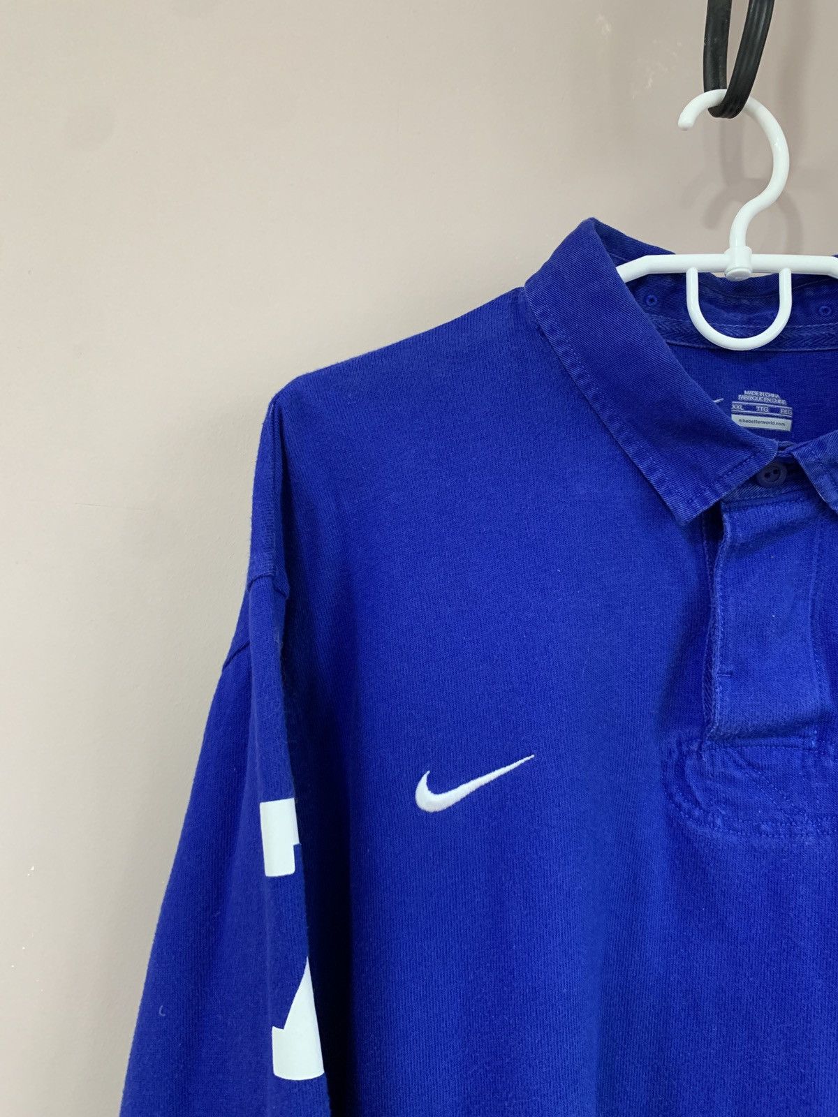 Nike Manchester United Rugby Nike Long Sleeve Shirt Soccer Retro Size US XXL / EU 58 / 5 - 5 Thumbnail