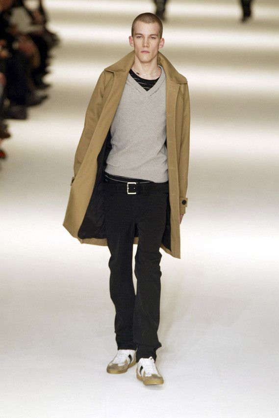 Dior Homme AW04 "Victim of a Crime" Waxed Cotton Trench