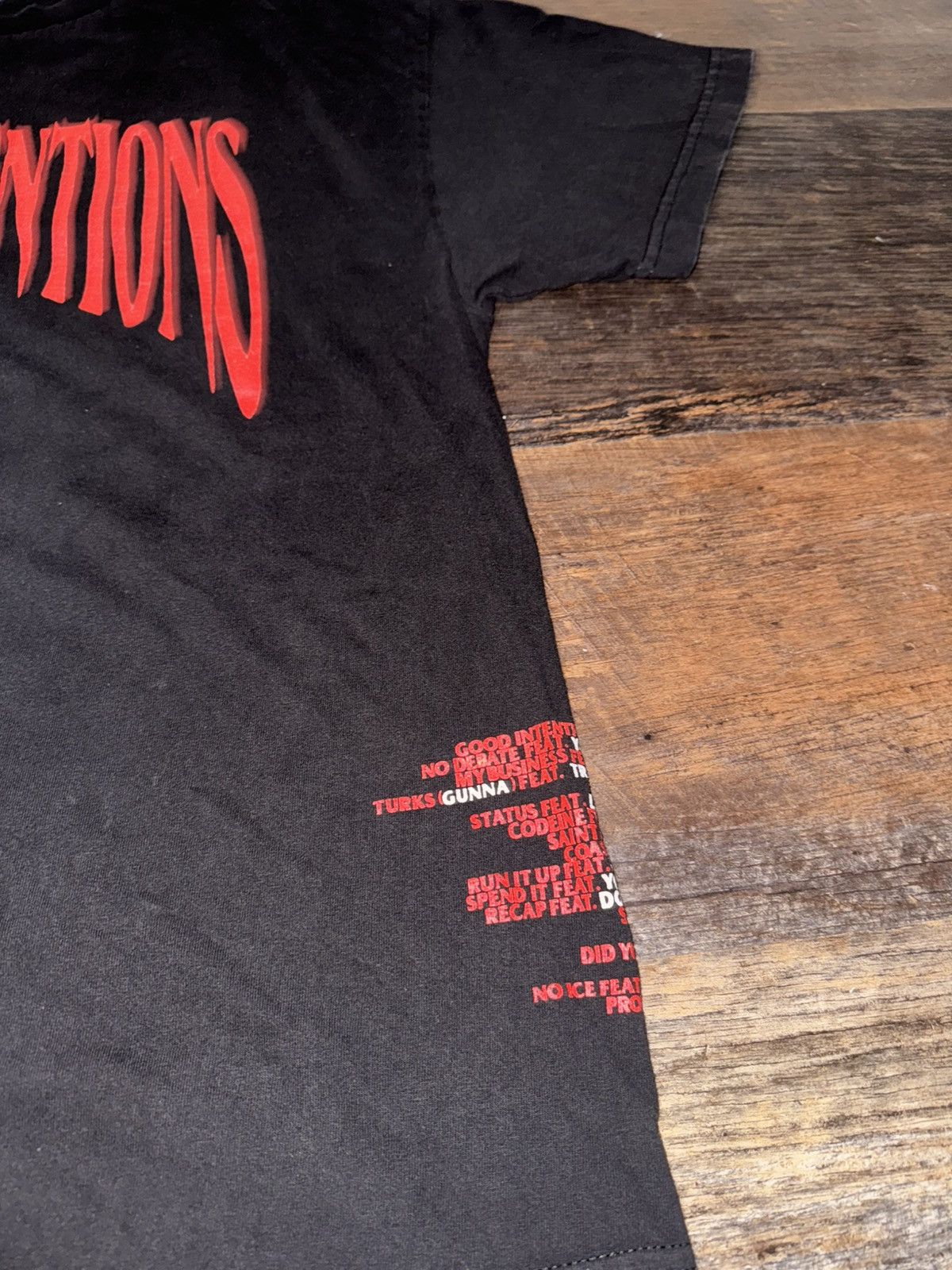 NAV NAV “Good Intentions” T-Shirt Black/Red – Size XL Size US XL / EU 56 / 4 - 3 Thumbnail