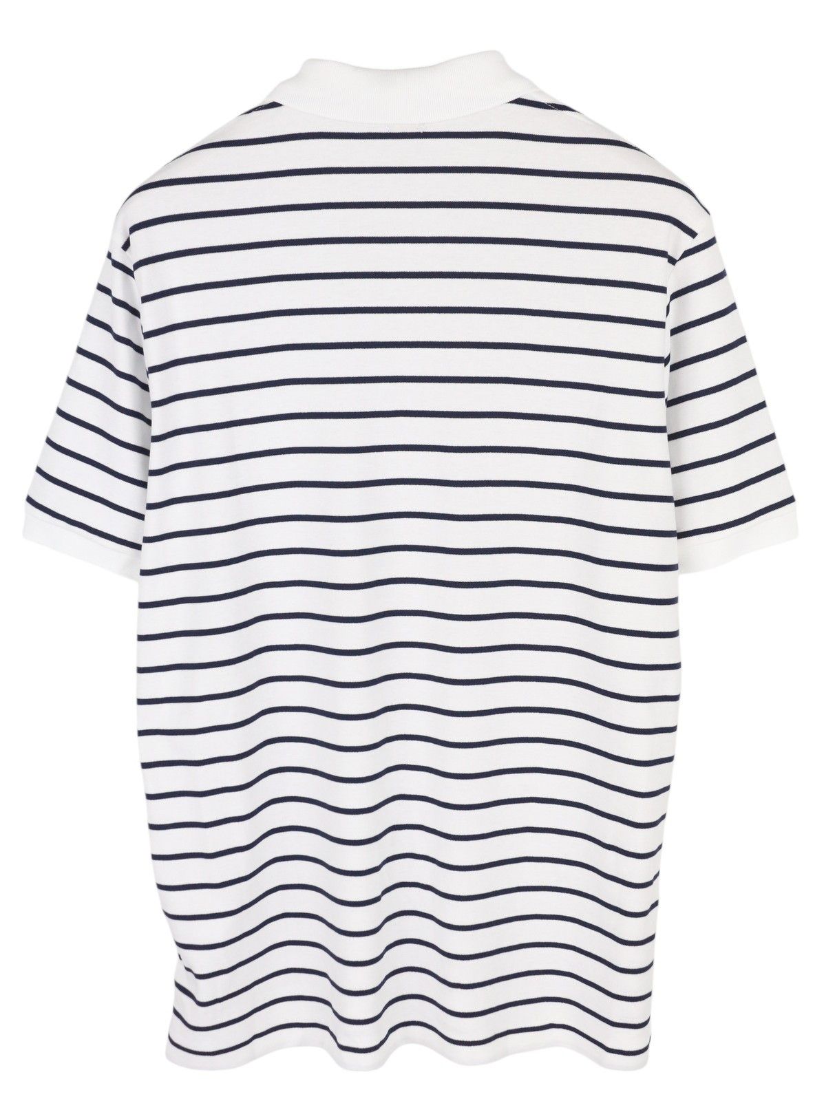 Polo Ralph Lauren CLASSIC FIT M White Short Sleeve Striped Polo Neck 84554 Size US M / EU 48-50 / 2 - 2 Thumbnail