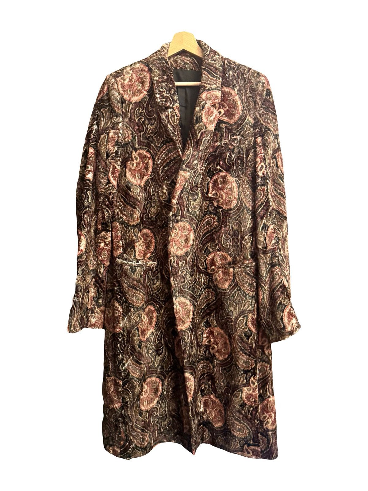 ann demeulemeester runway fw19 velvet coat S
