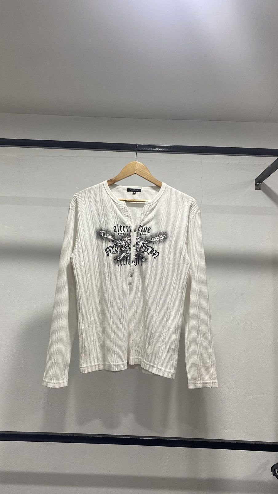Hysteric Glamour × Japanese Brand 💥FINAL DROP💥Virgin Voyage Punk Lgb Knit Ls Shirt Size US M / EU 48-50 / 2 - 2 Thumbnail