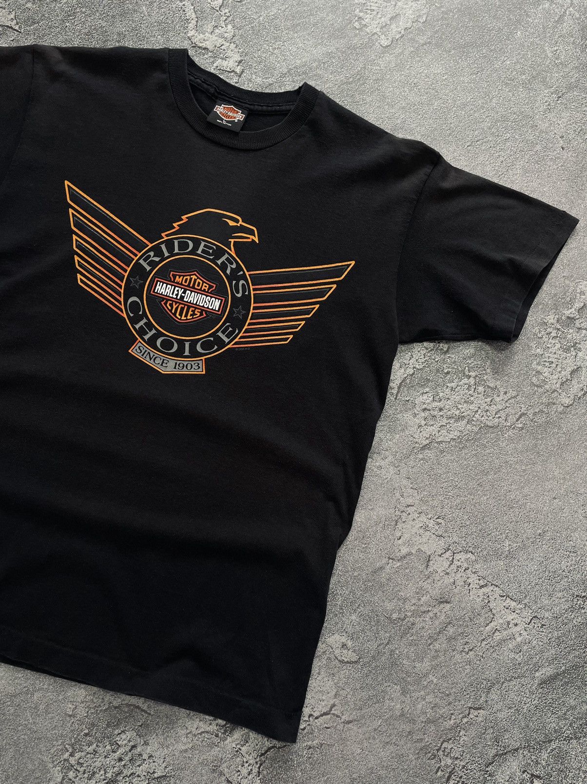 Harley Davidson Vintage Harley Davidson 1996 Rider’s Choice Eagle Shirt Size US L / EU 52-54 / 3 - 2 Thumbnail
