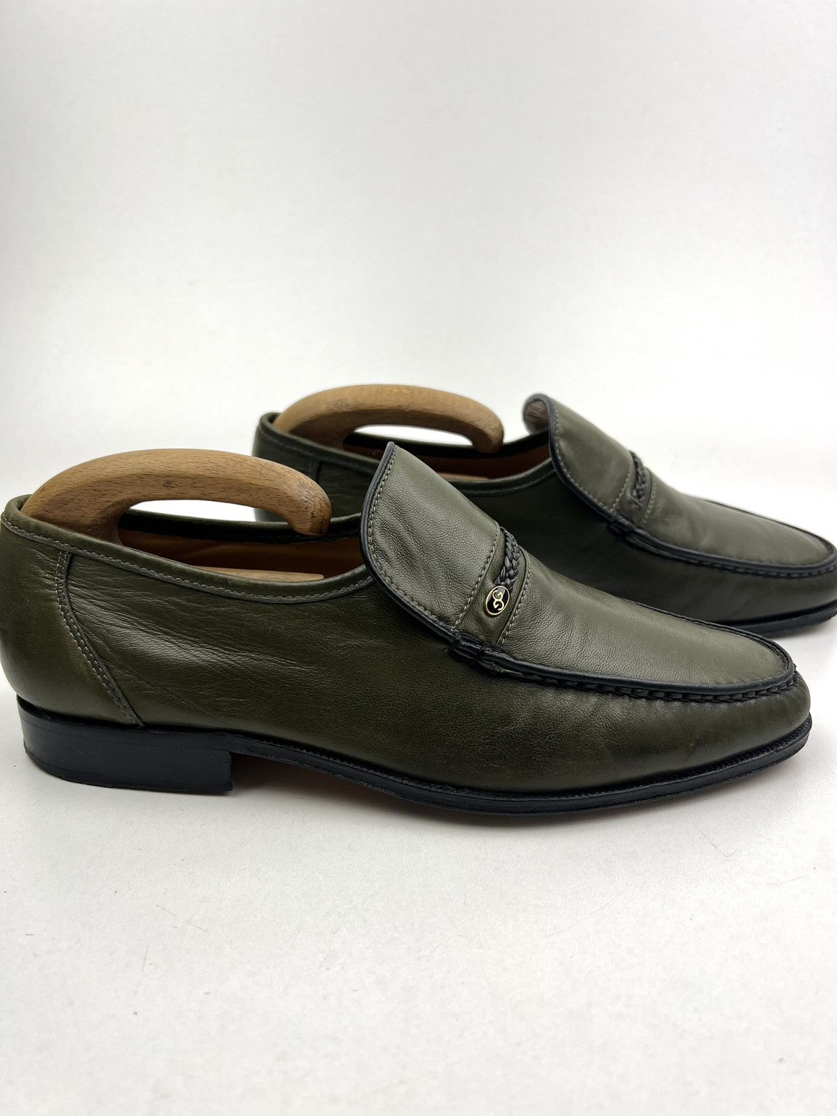 Grenson GRENSON Loafers Leather Shoes Made in England Green Men’s Size US 7 / EU 40 - 8 Thumbnail