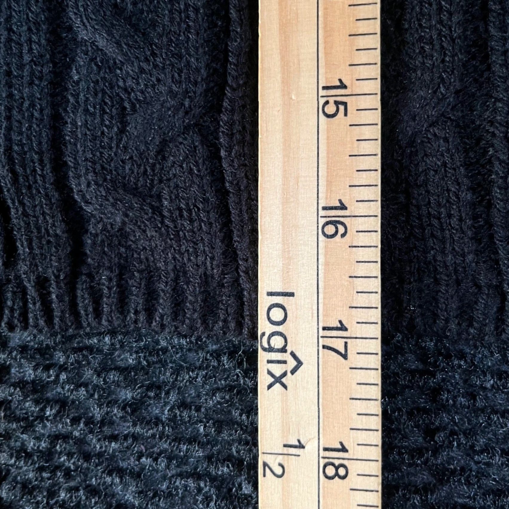 Garage Garage Cropped Quarter Zip Cable Knit Sweater Mock Neck XS Womens Black Size XS / US 0-2 / IT 36-38 - 5 Thumbnail